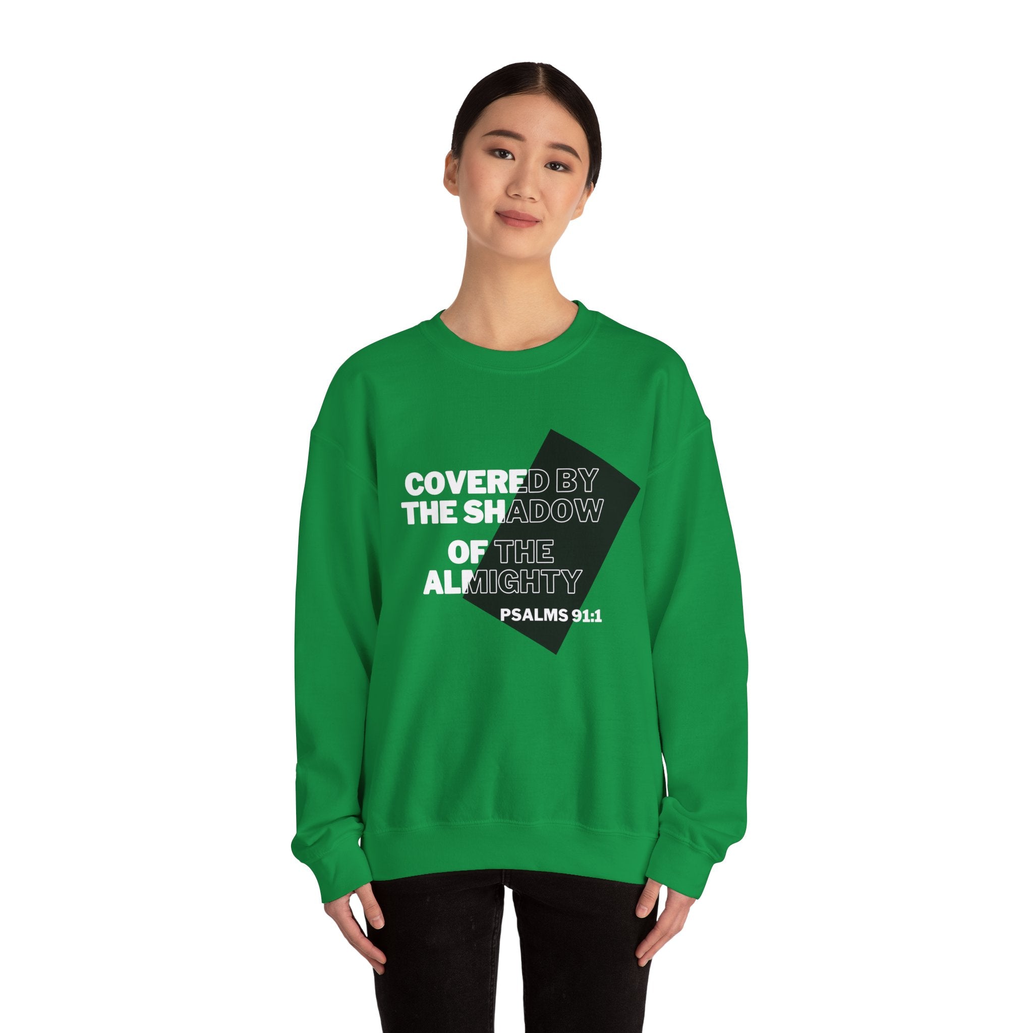 PSALMS 91:1 Unisex Heavy Blend™ Crewneck Sweatshirt
