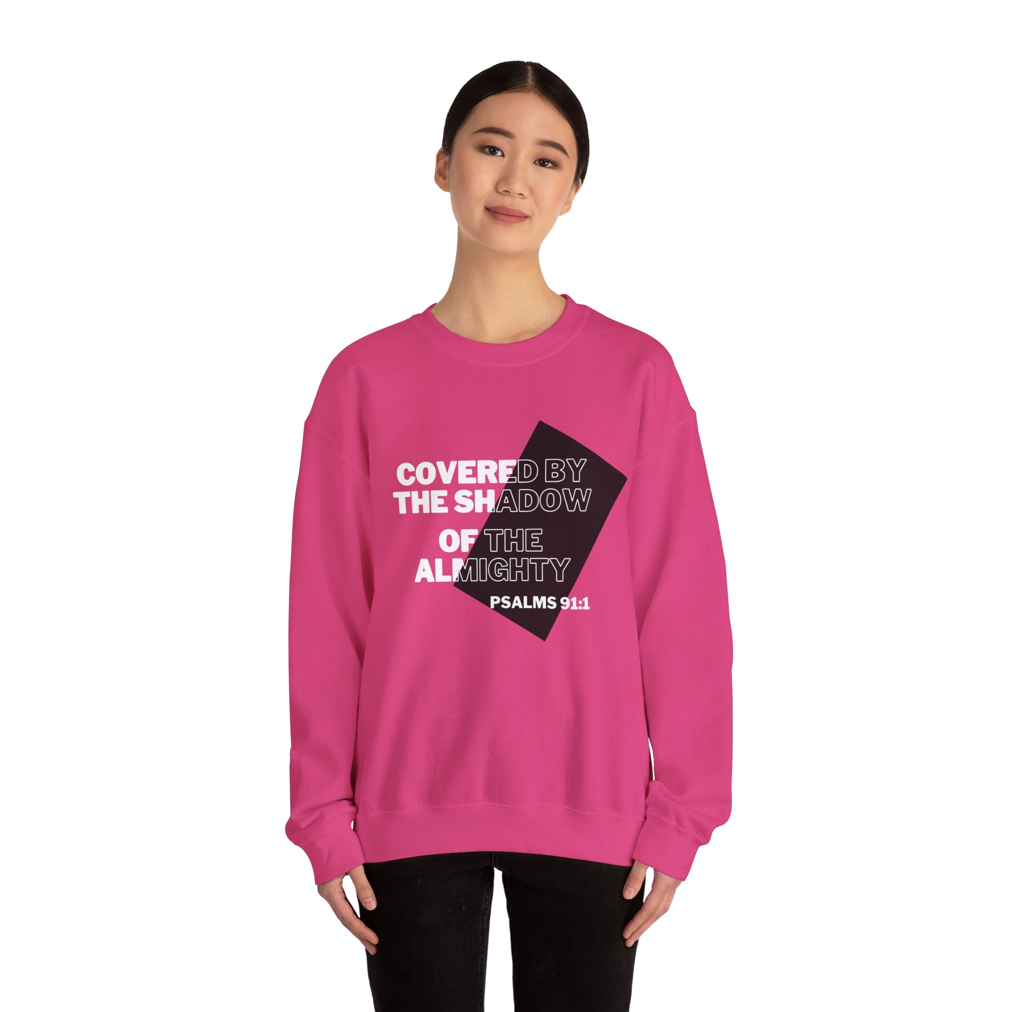 PSALMS 91:1 Unisex Heavy Blend™ Crewneck Sweatshirt
