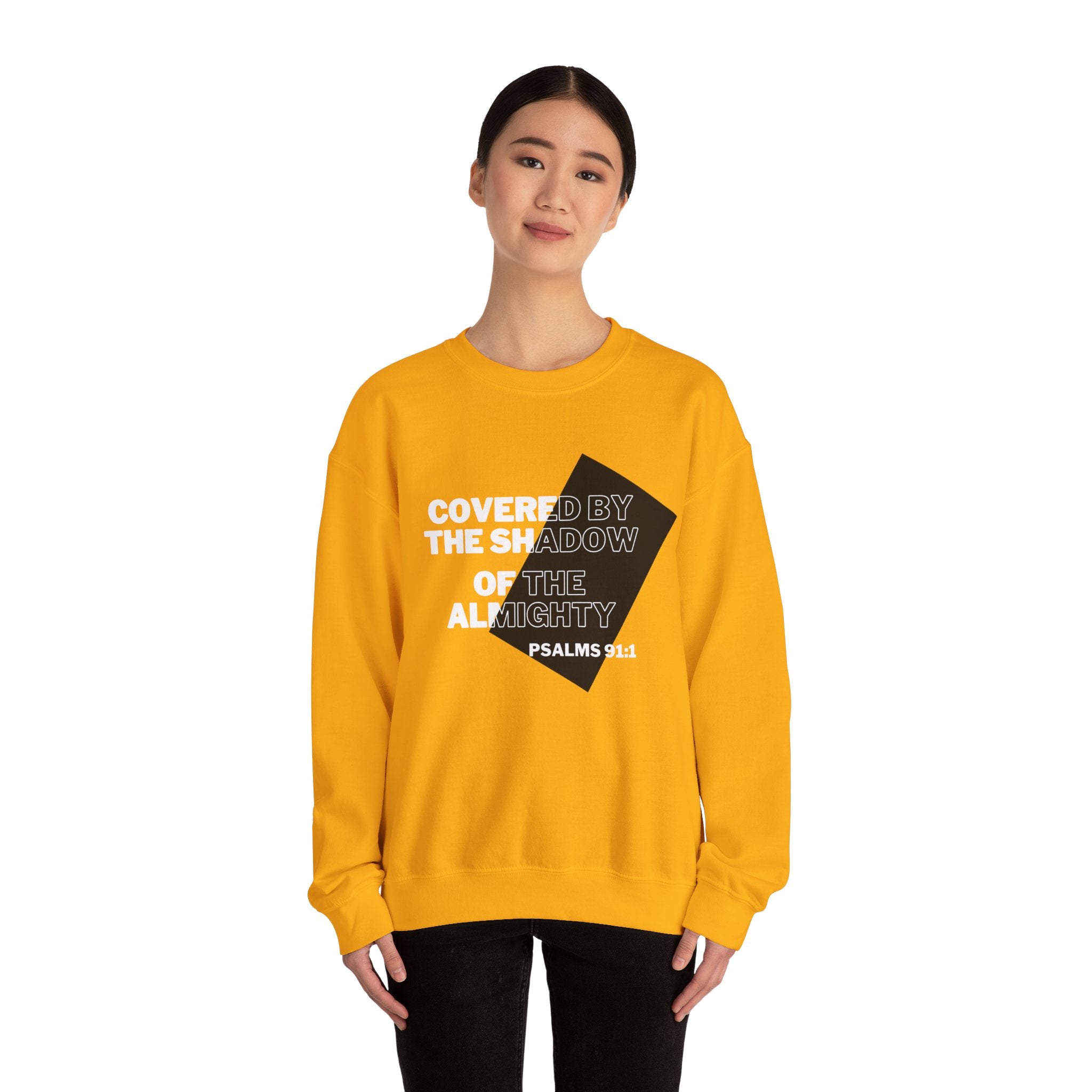 PSALMS 91:1 Unisex Heavy Blend™ Crewneck Sweatshirt