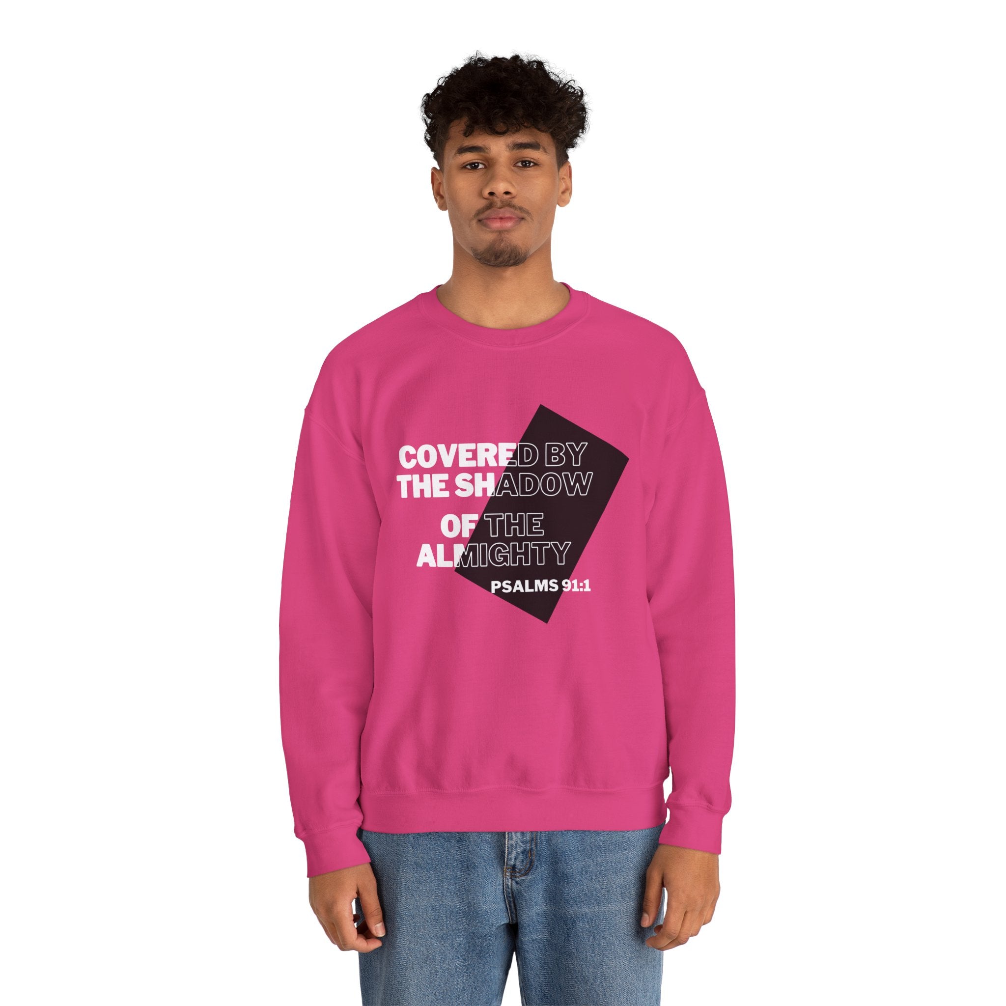 PSALMS 91:1 Unisex Heavy Blend™ Crewneck Sweatshirt