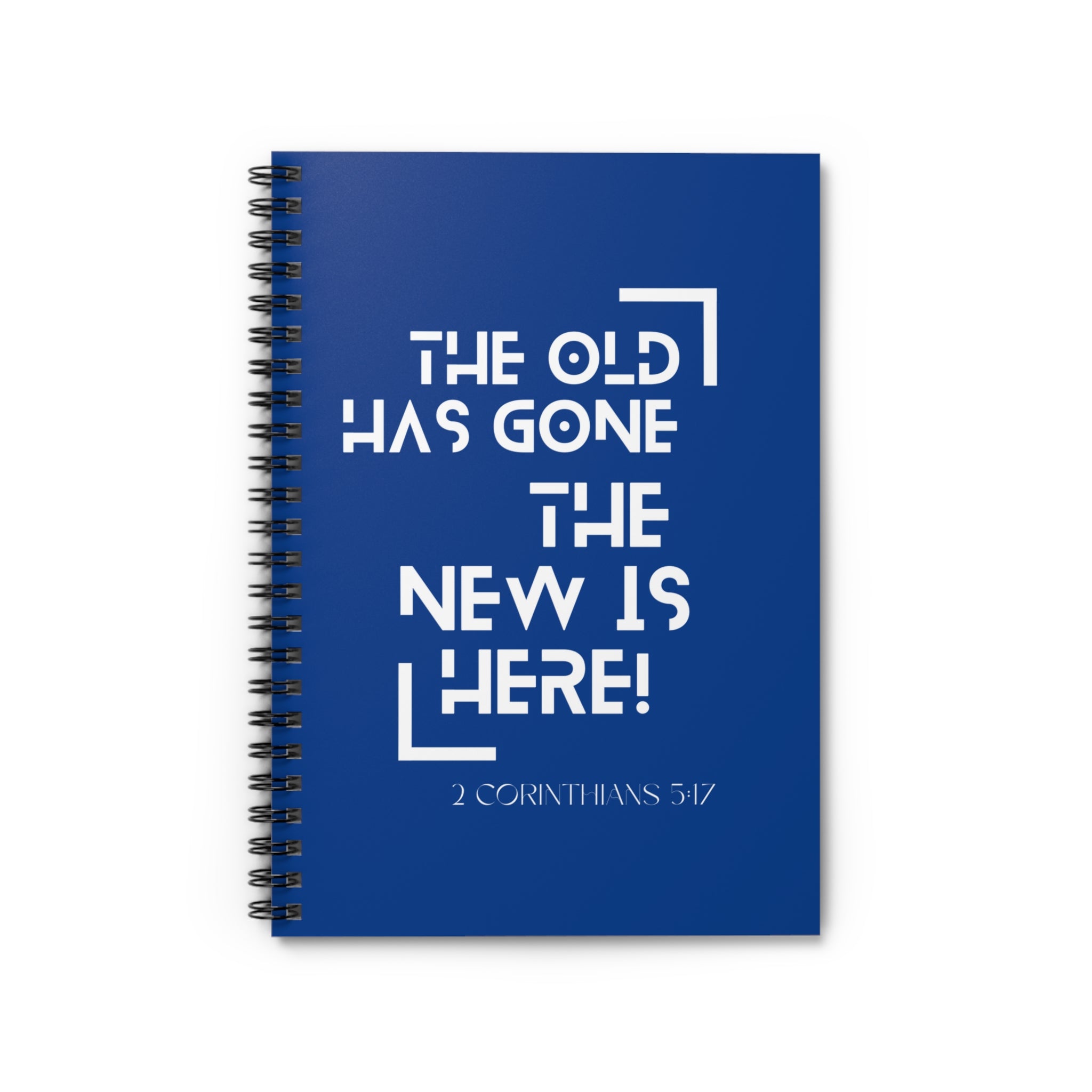 2 CORINTHIANS 5:17 Spiral Notebook - Rose Indigo Designs LLC
