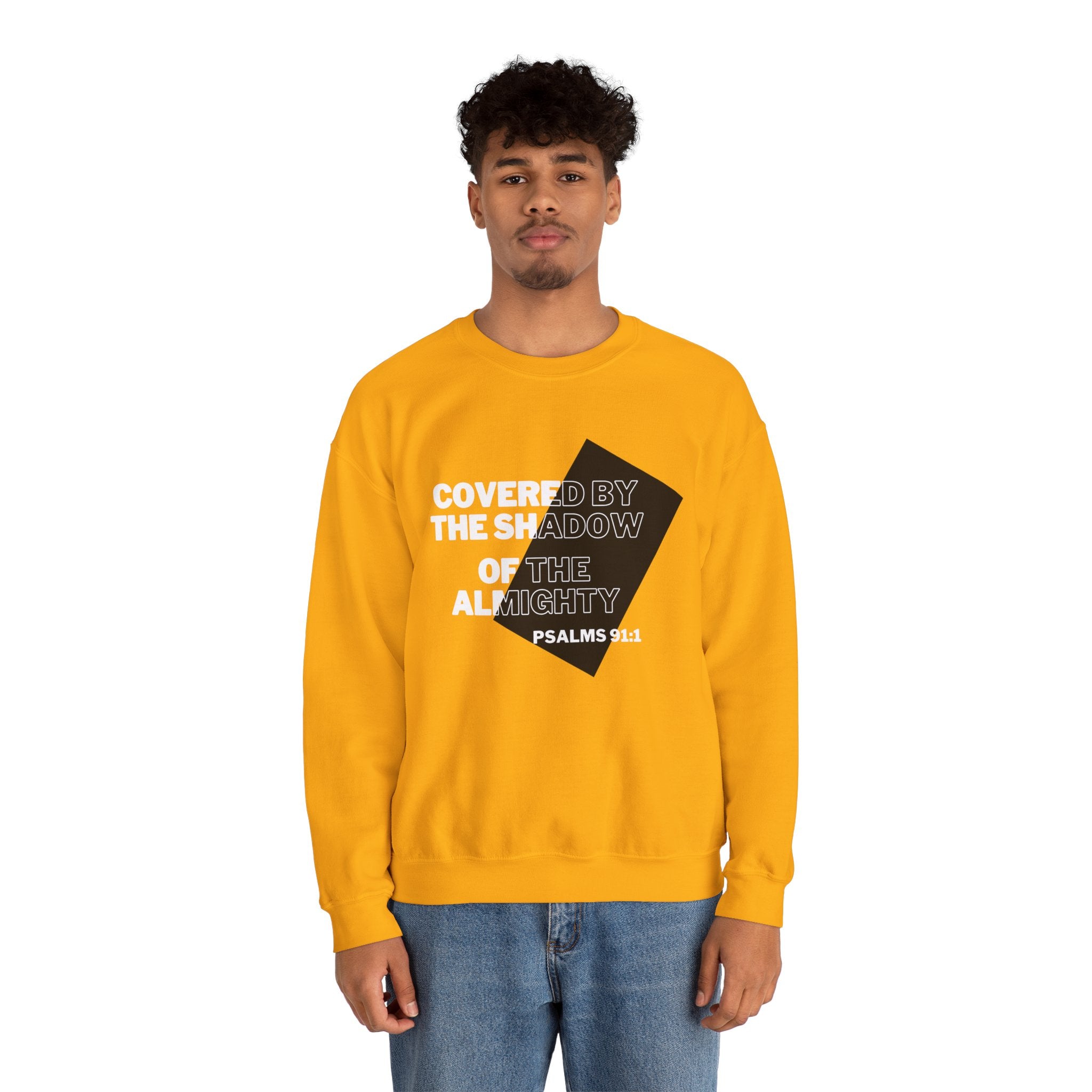 PSALMS 91:1 Unisex Heavy Blend™ Crewneck Sweatshirt