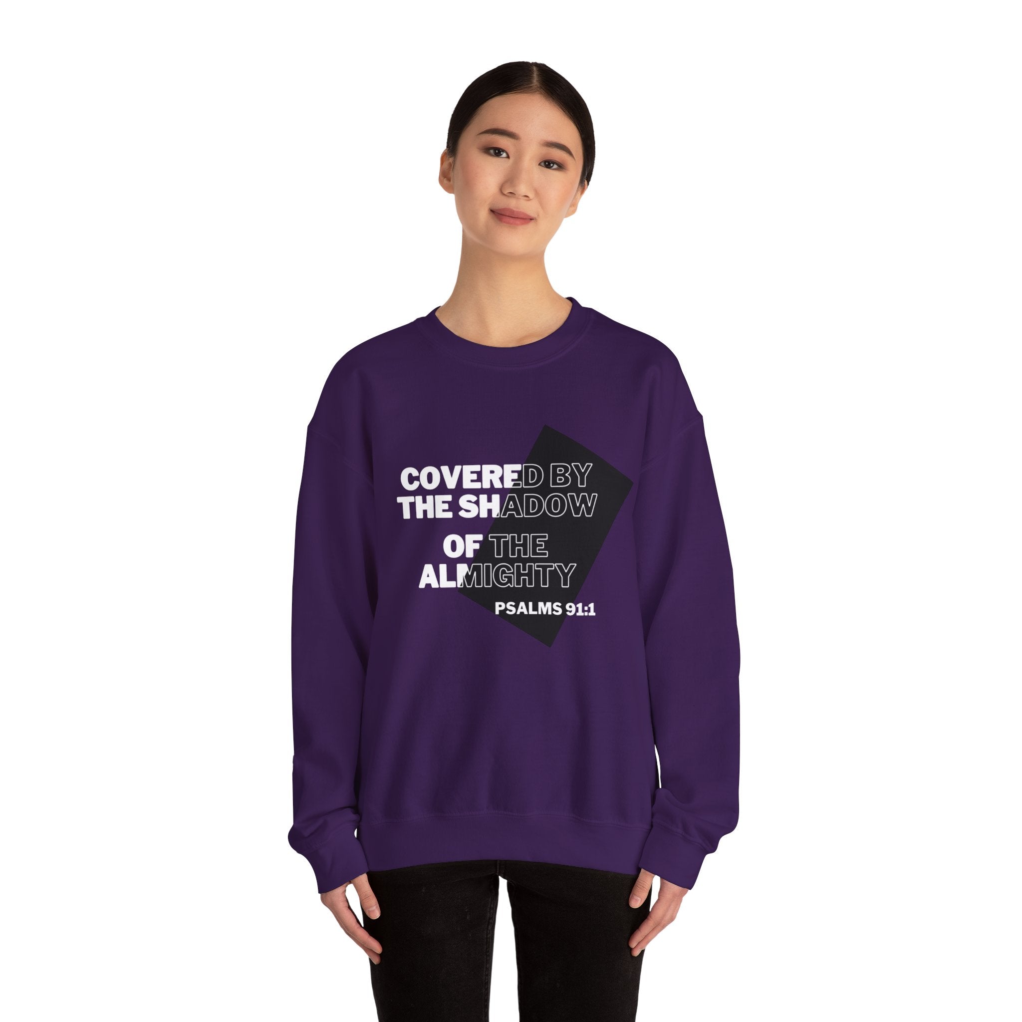 PSALMS 91:1 Unisex Heavy Blend™ Crewneck Sweatshirt