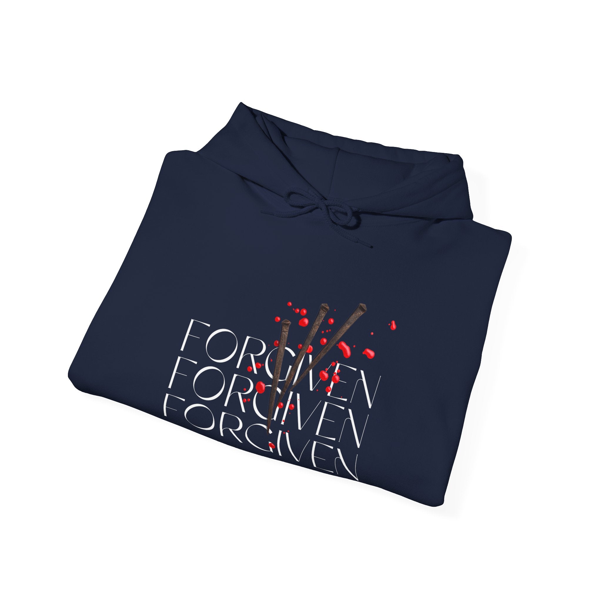 Forgiven Unisex Heavy Blend™ Hooded Sweatshirt - Rose Indigo Designs LLC