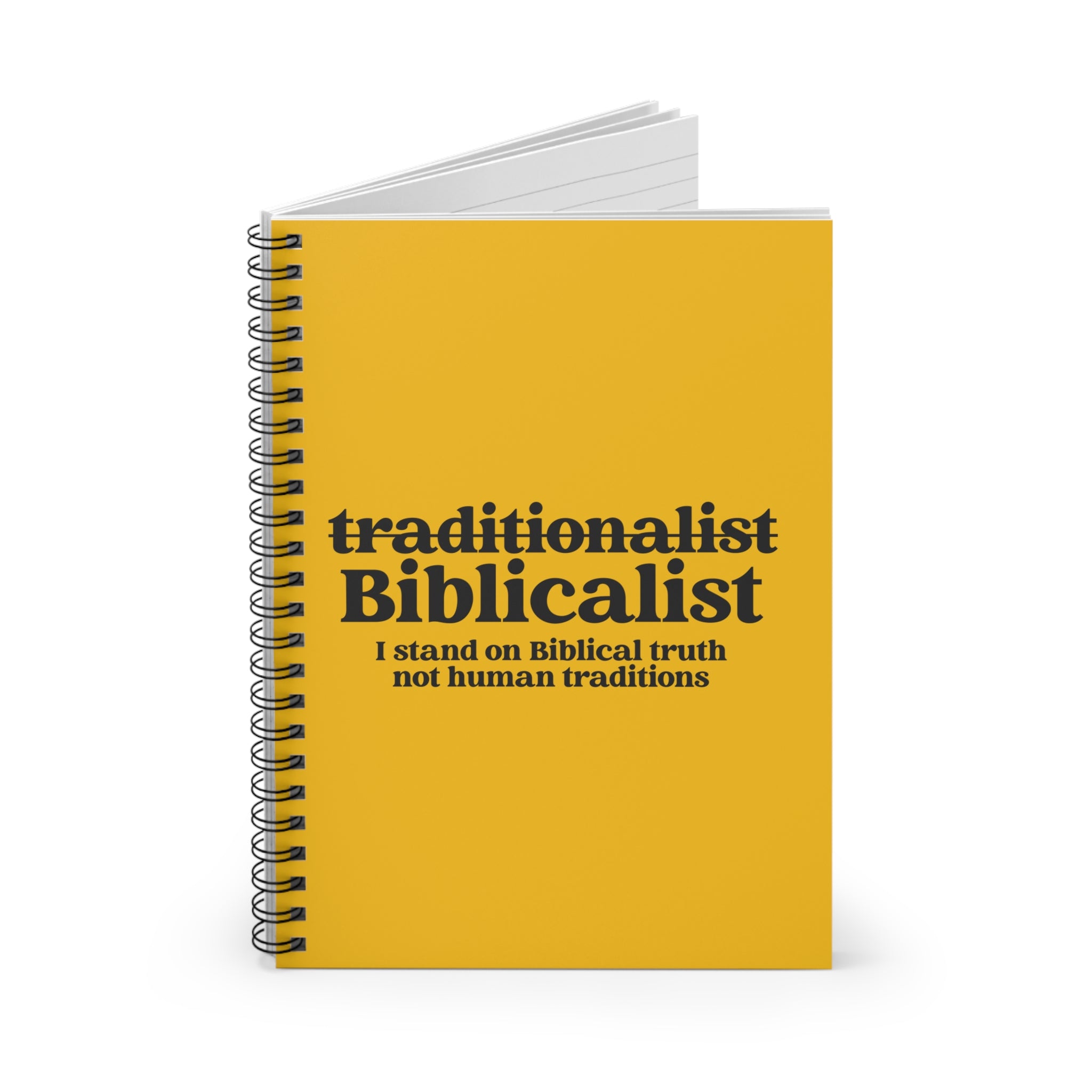 Biblicalist Spiral Notebook - Rose Indigo Designs LLC
