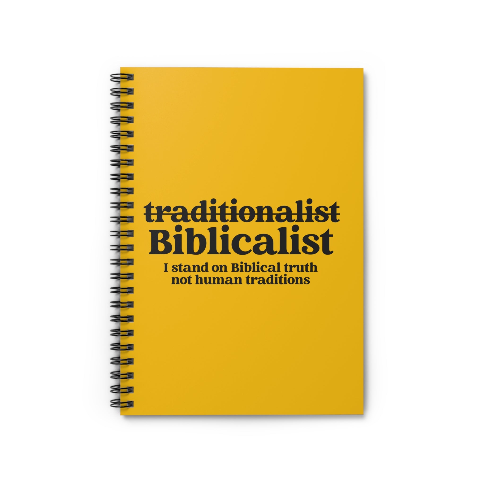 Biblicalist Spiral Notebook - Rose Indigo Designs LLC