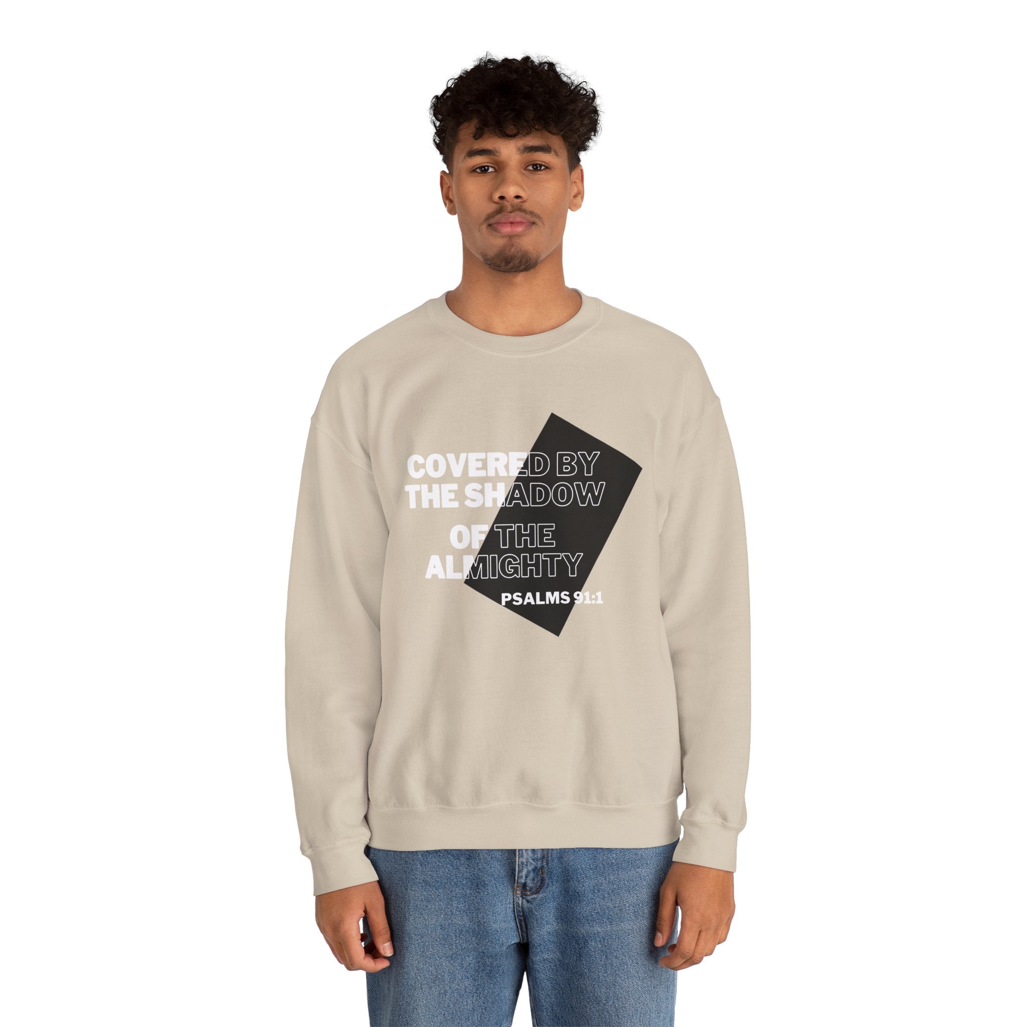 PSALMS 91:1 Unisex Heavy Blend™ Crewneck Sweatshirt