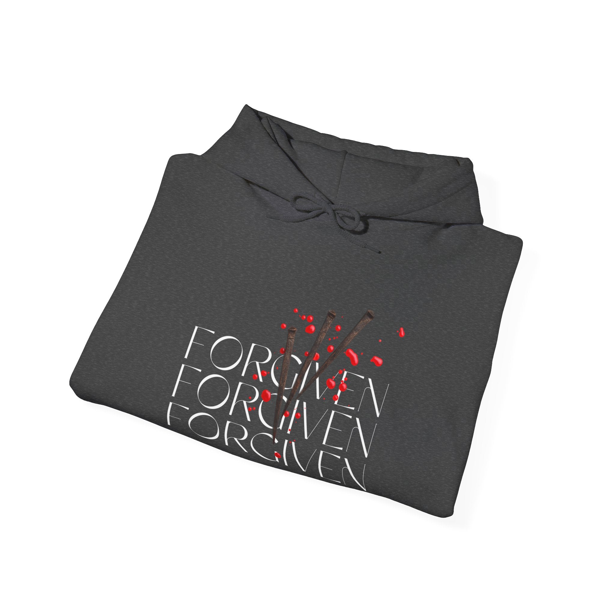 Forgiven Unisex Heavy Blend™ Hooded Sweatshirt - Rose Indigo Designs LLC