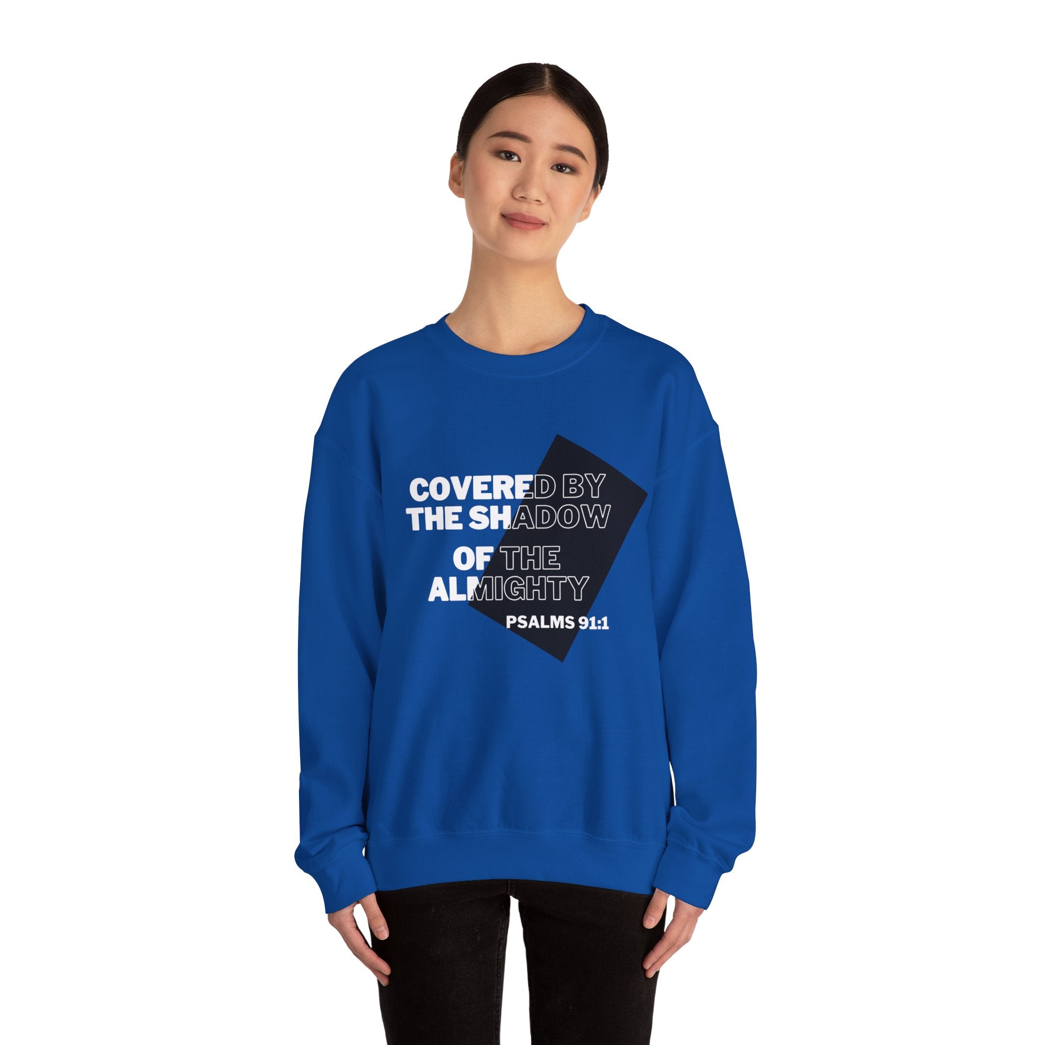 PSALMS 91:1 Unisex Heavy Blend™ Crewneck Sweatshirt