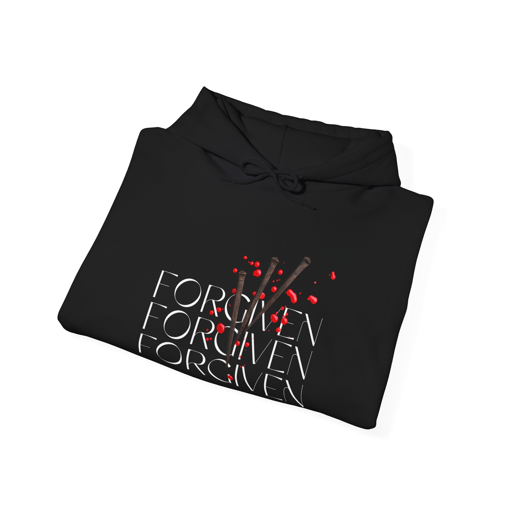 Forgiven Unisex Heavy Blend™ Hooded Sweatshirt - Rose Indigo Designs LLC