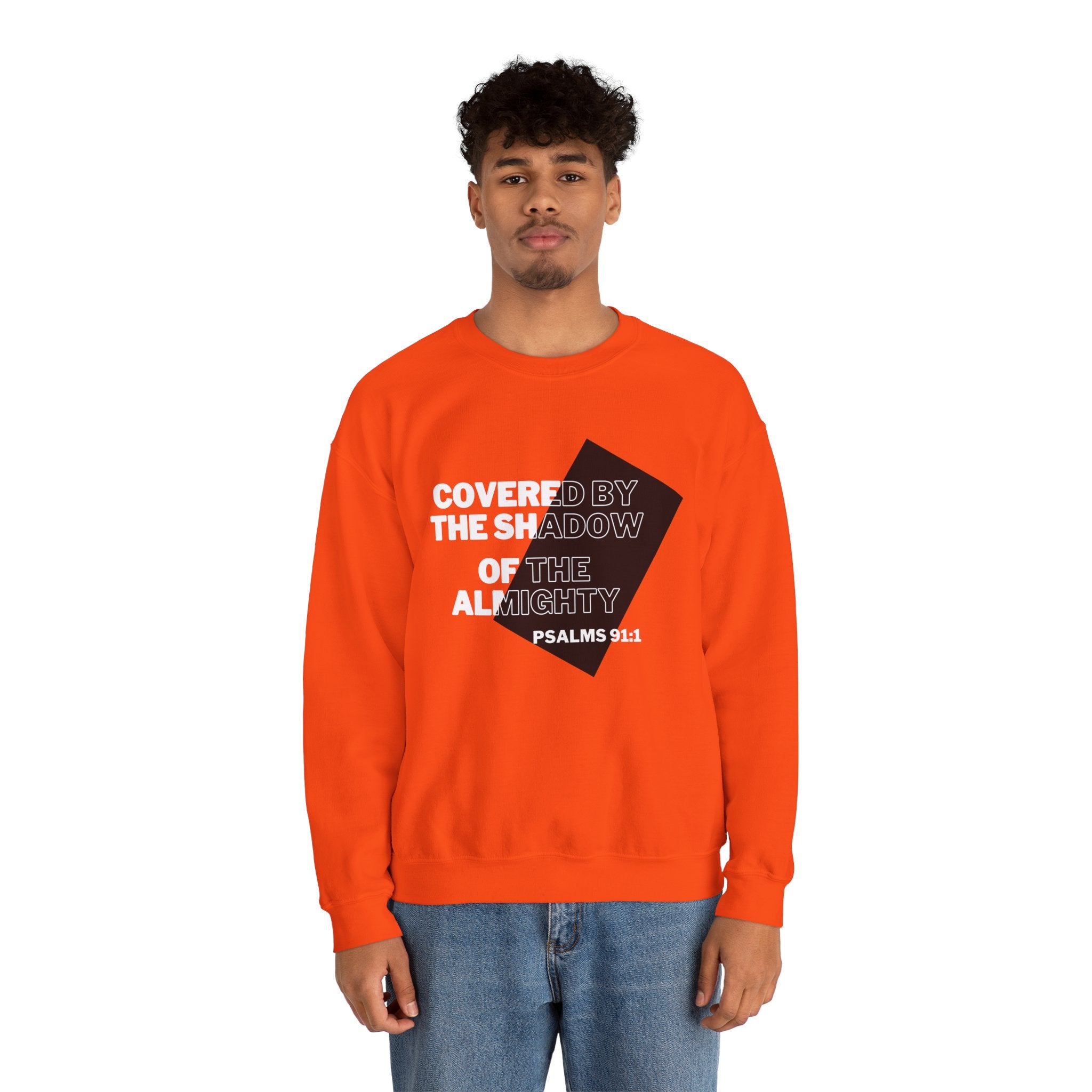 PSALMS 91:1 Unisex Heavy Blend™ Crewneck Sweatshirt