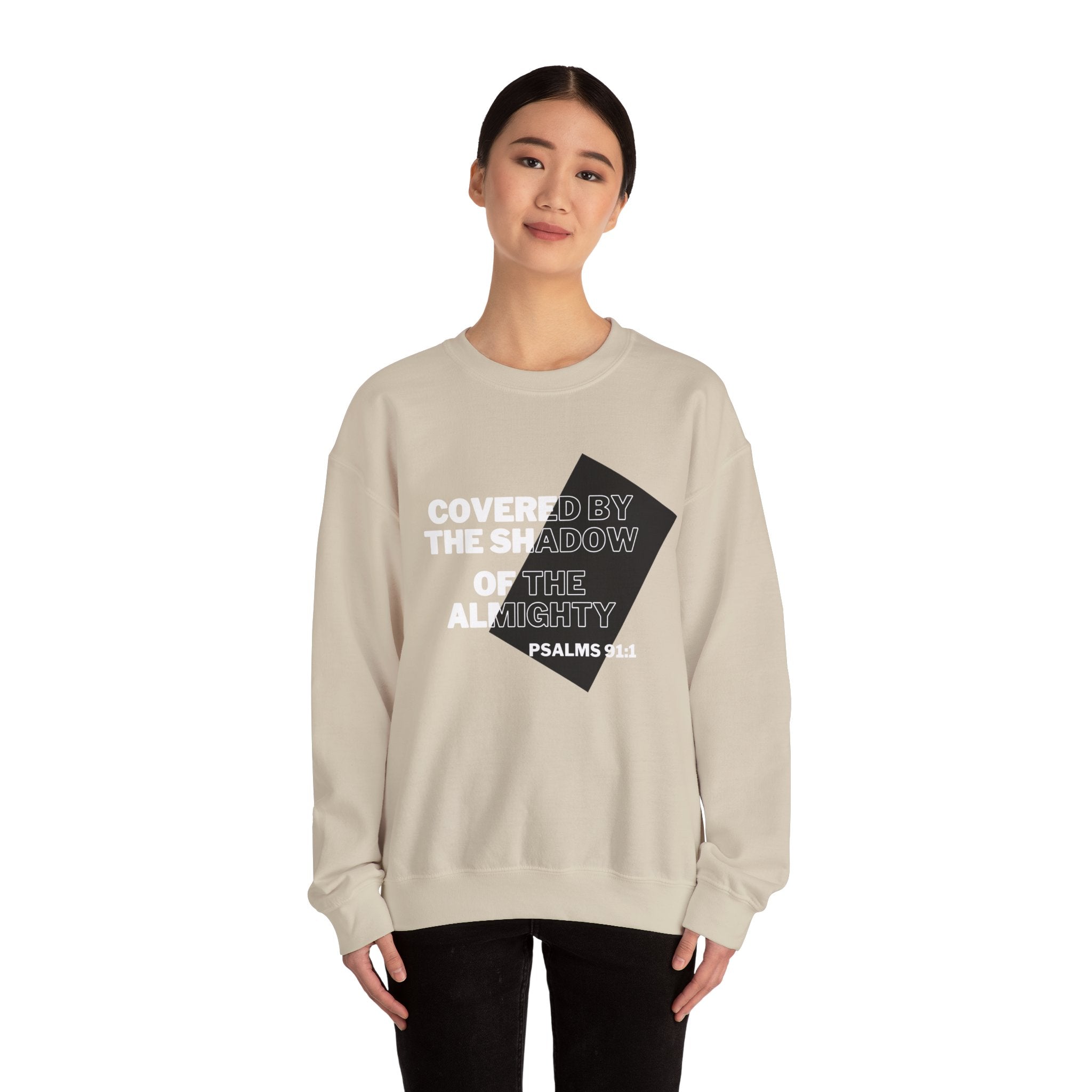 PSALMS 91:1 Unisex Heavy Blend™ Crewneck Sweatshirt