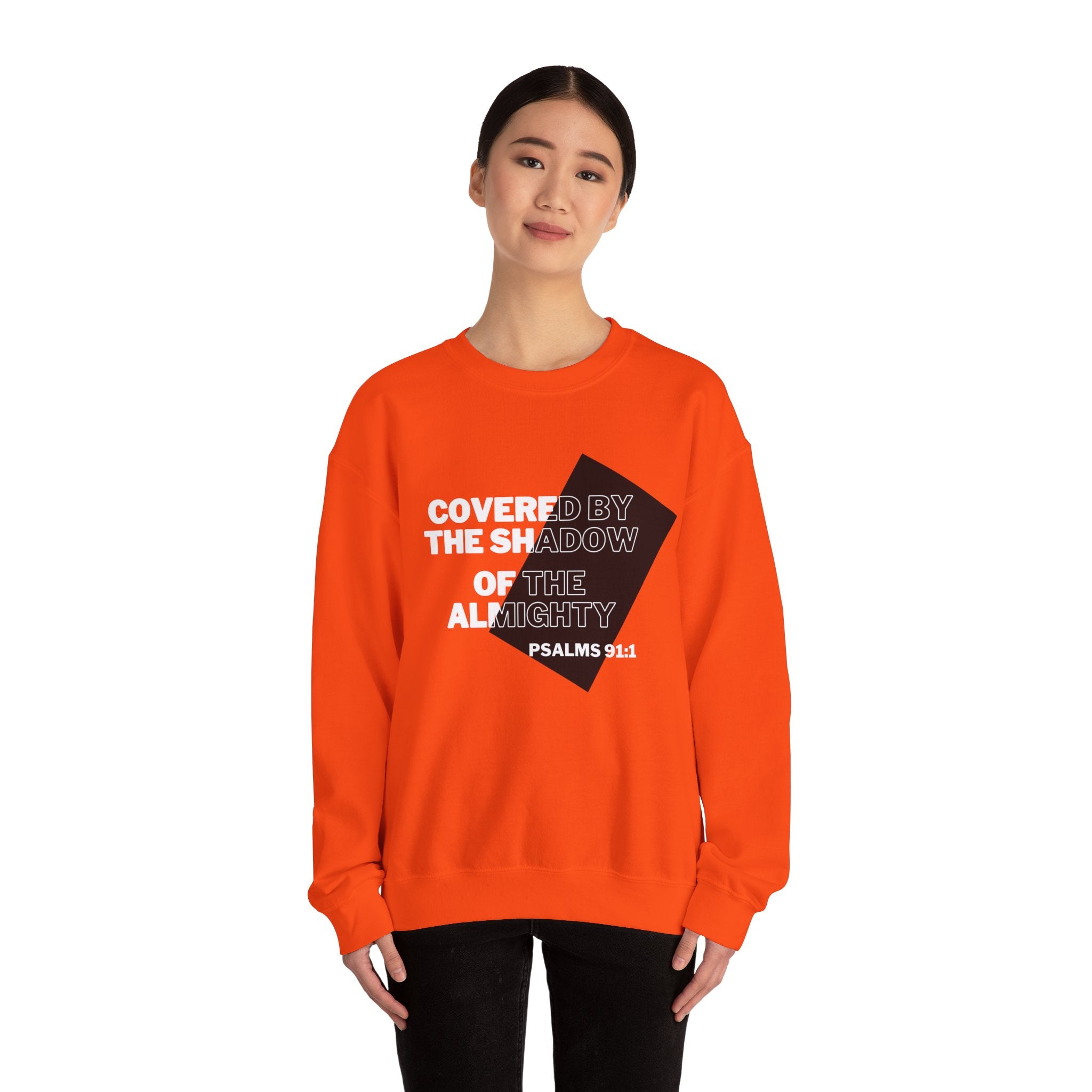 PSALMS 91:1 Unisex Heavy Blend™ Crewneck Sweatshirt