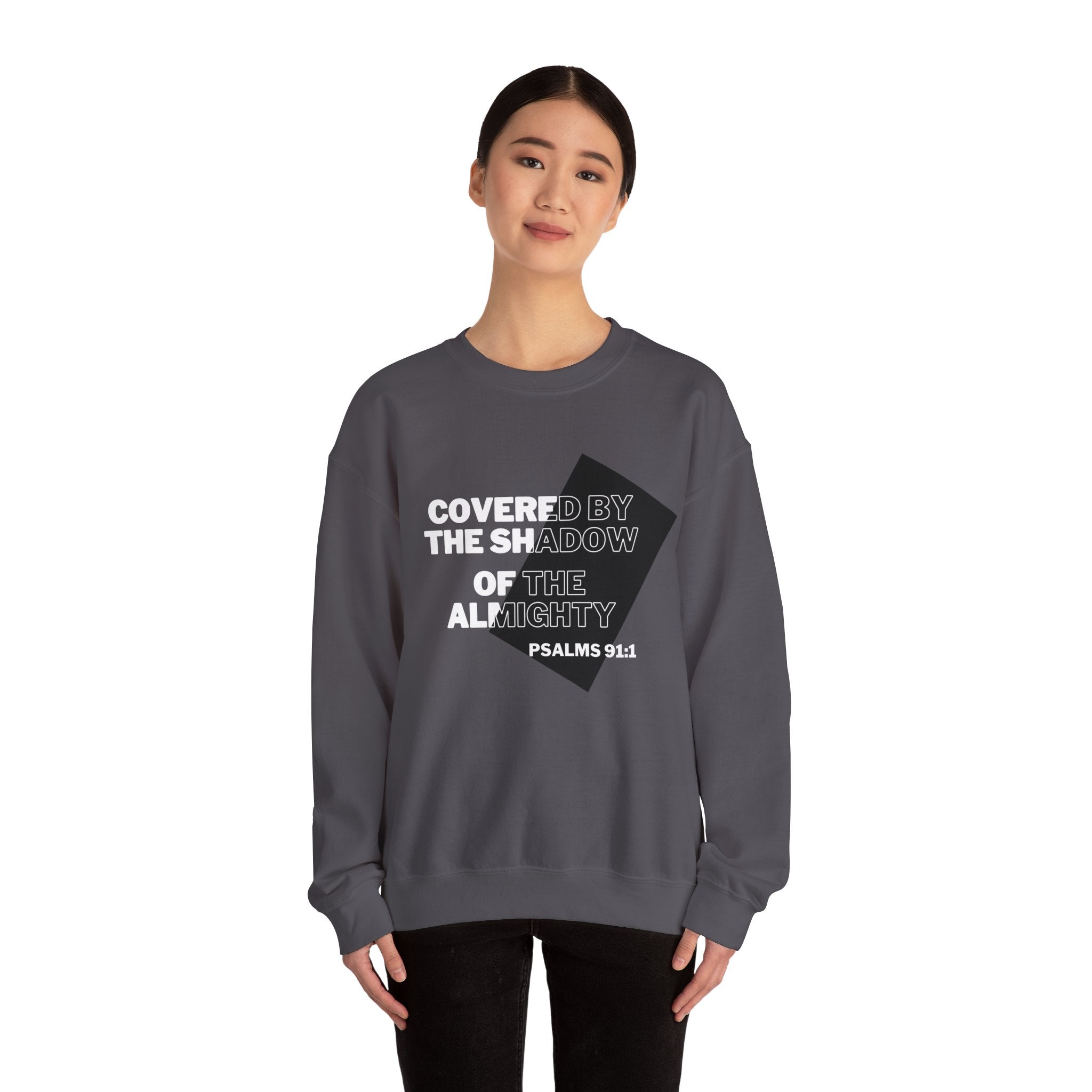 PSALMS 91:1 Unisex Heavy Blend™ Crewneck Sweatshirt