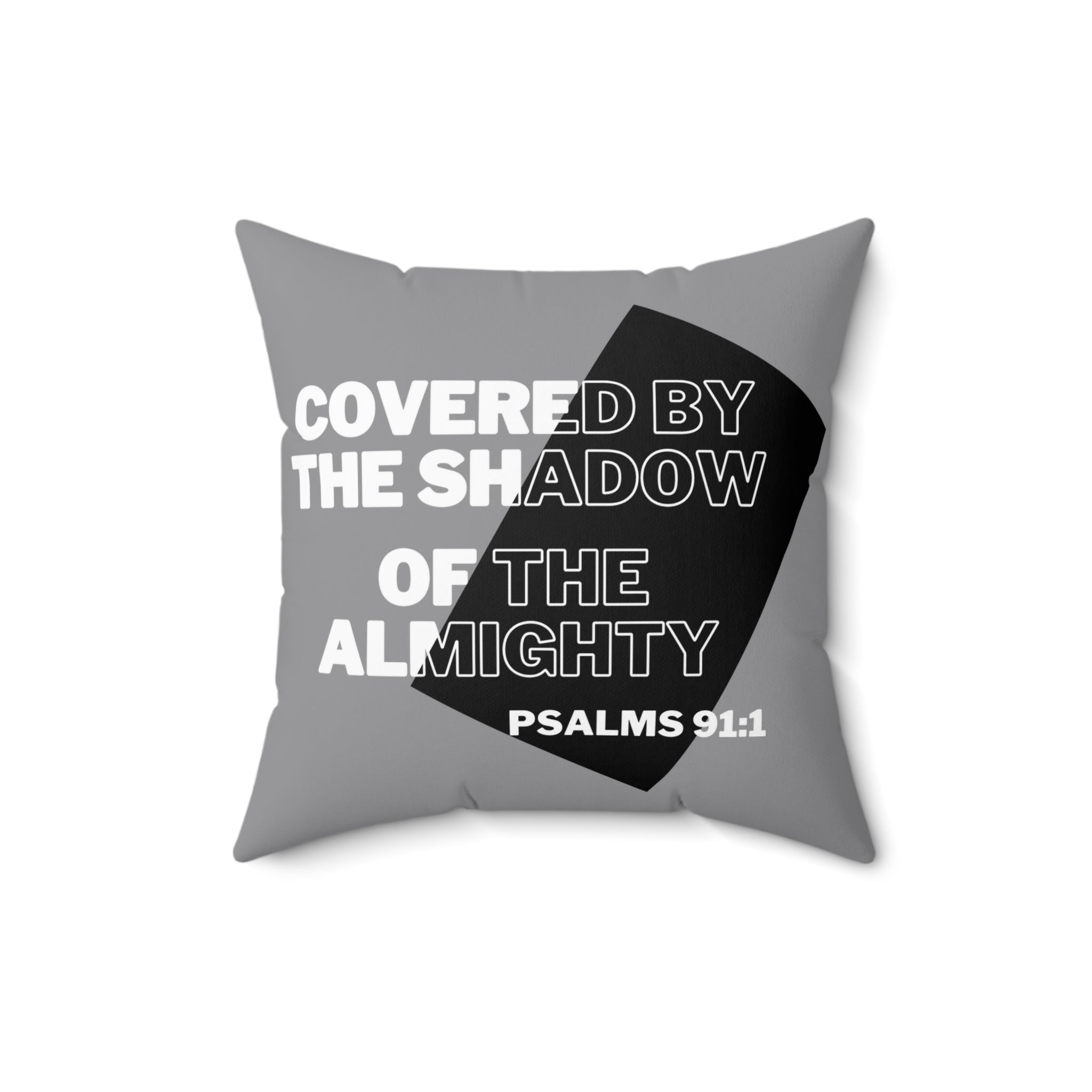 PSALMS 91:1 Polyester Square Pillow