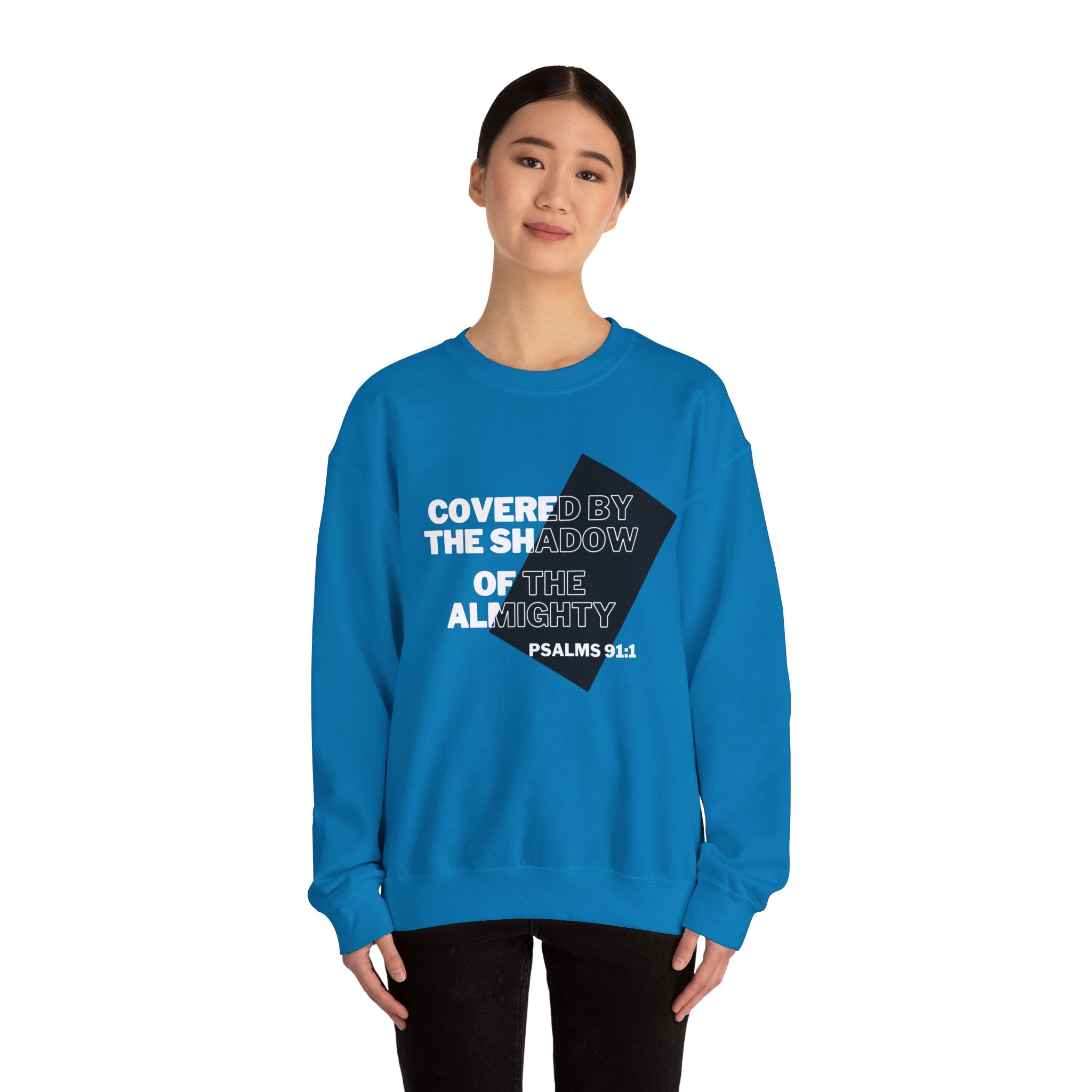 PSALMS 91:1 Unisex Heavy Blend™ Crewneck Sweatshirt