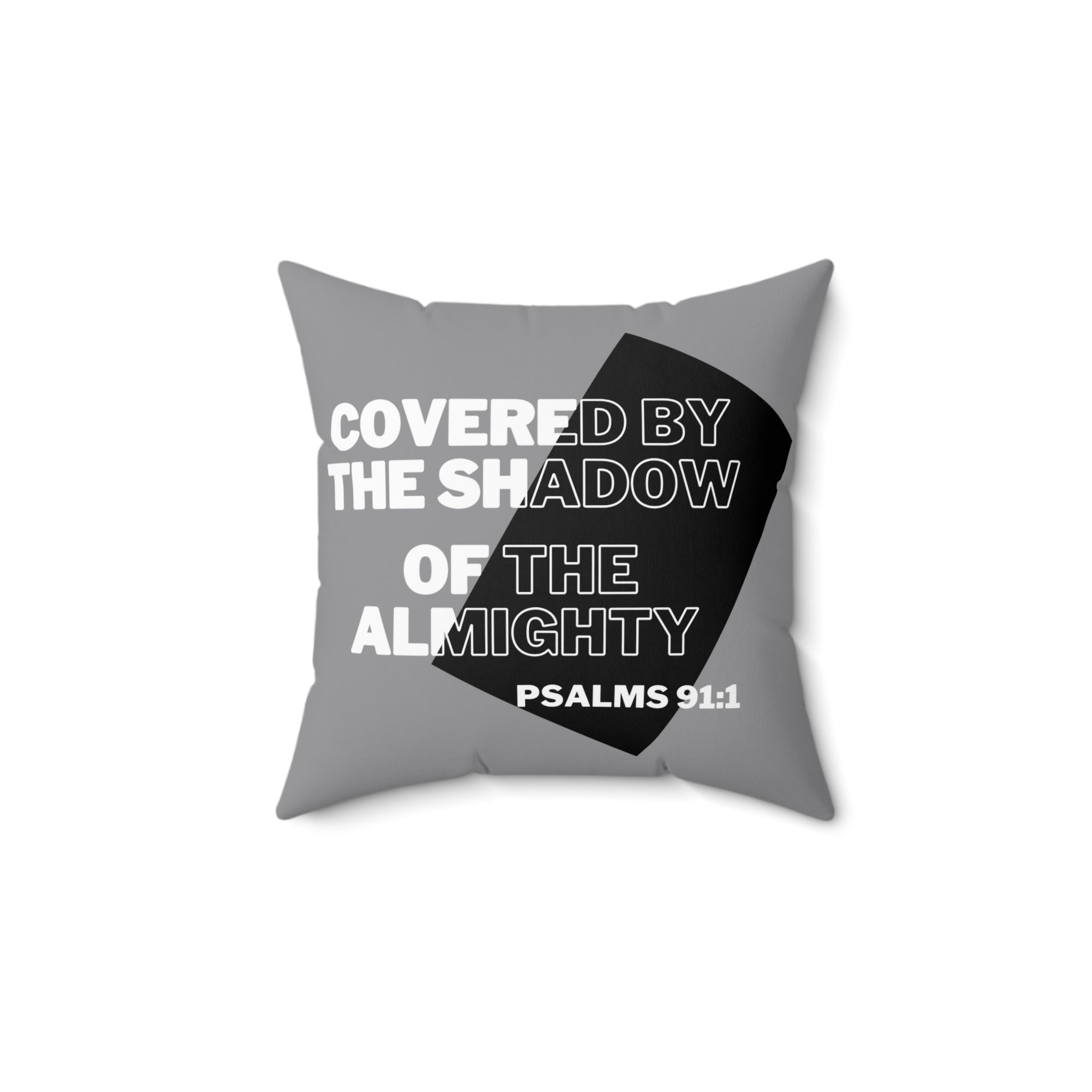 PSALMS 91:1 Polyester Square Pillow