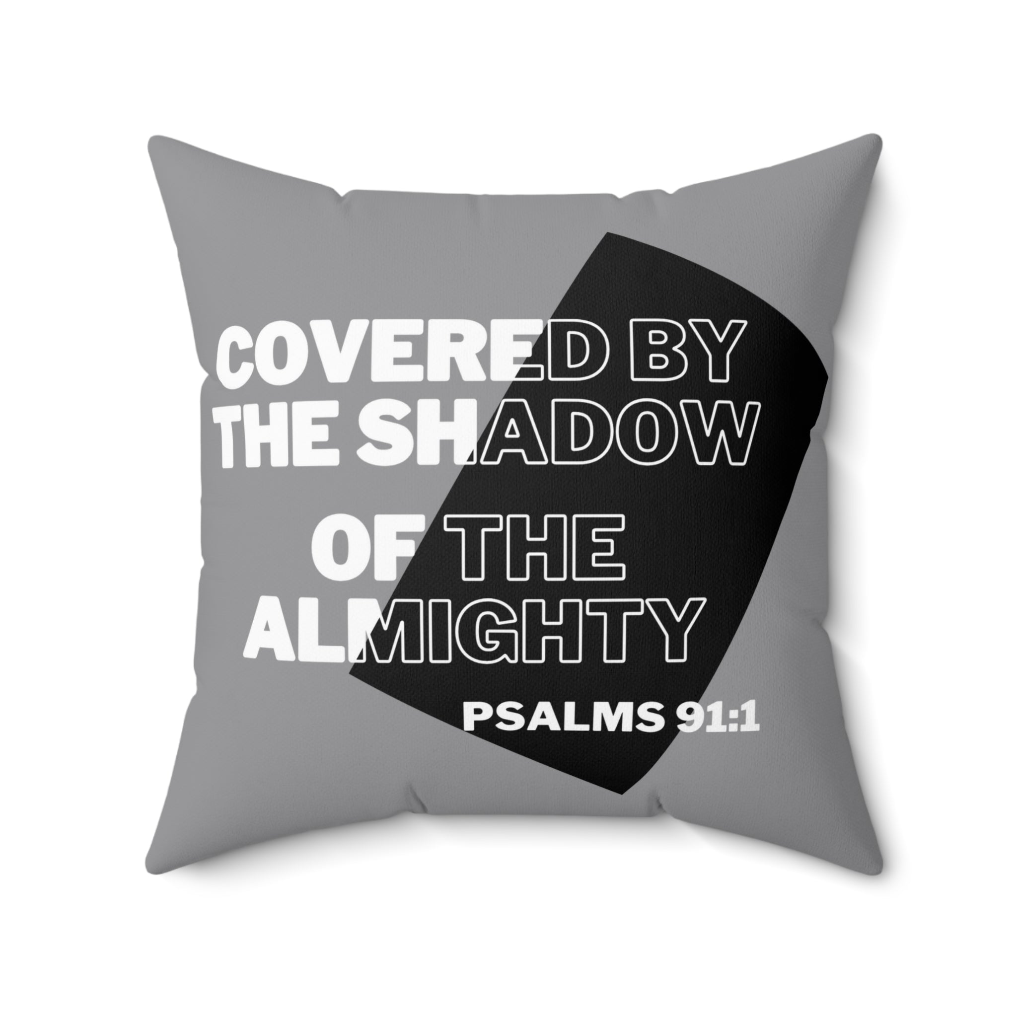 PSALMS 91:1 Polyester Square Pillow