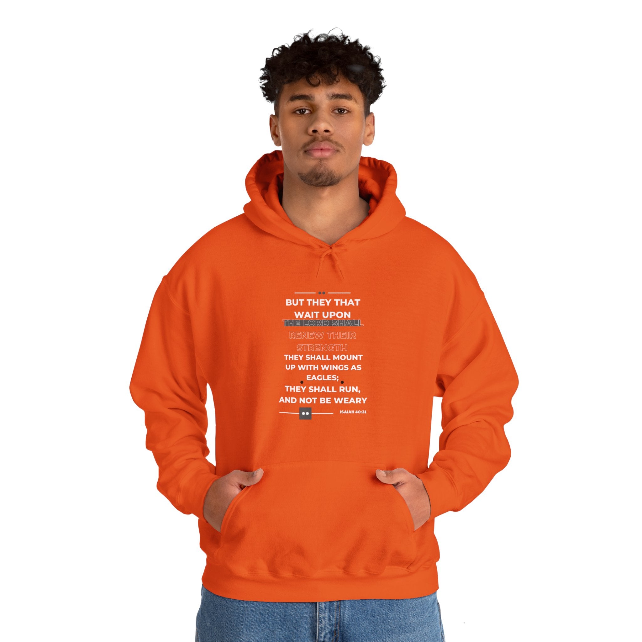 ISAIAH 40:31 Unisex Heavy Blend™ Hooded Sweatshirt