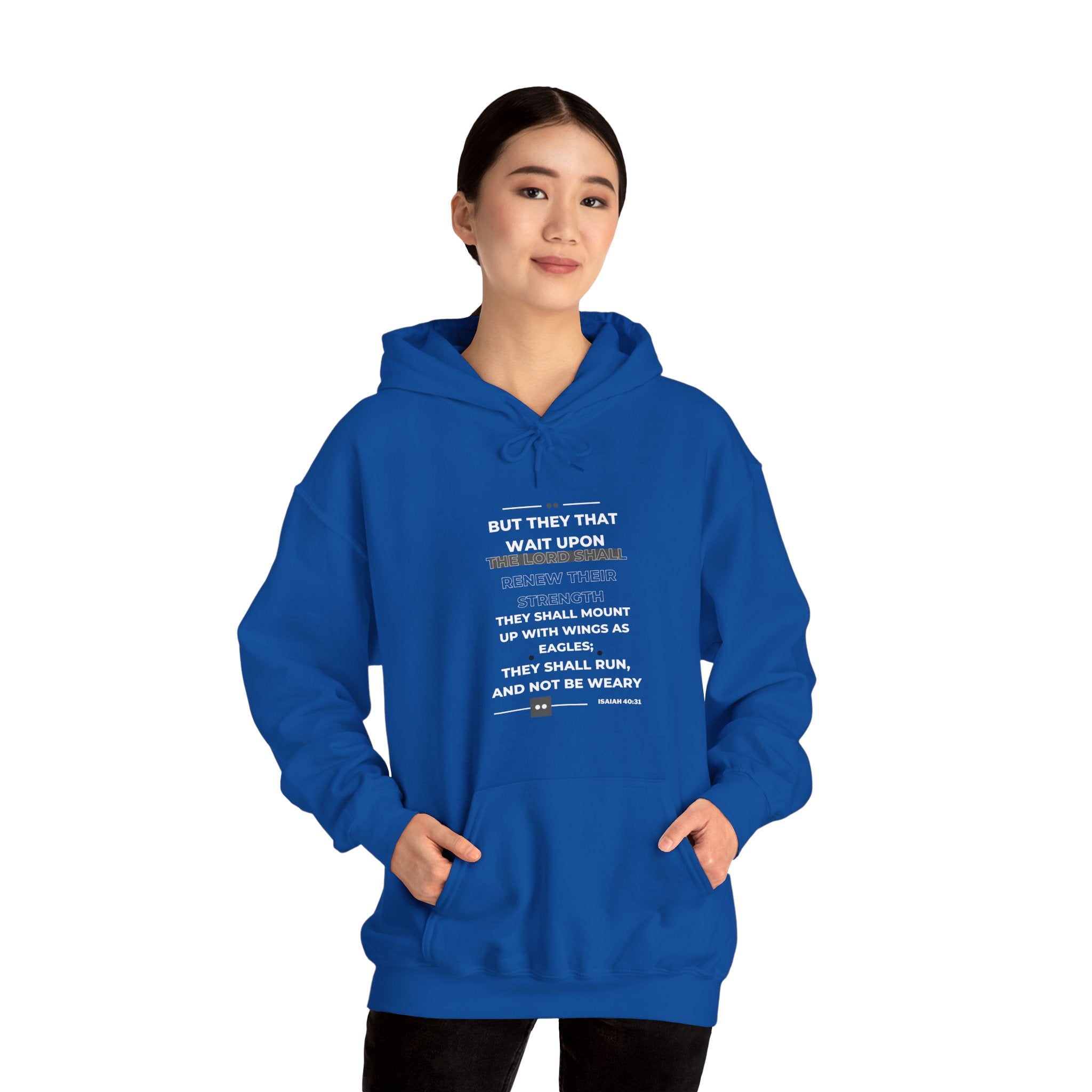 ISAIAH 40:31 Unisex Heavy Blend™ Hooded Sweatshirt