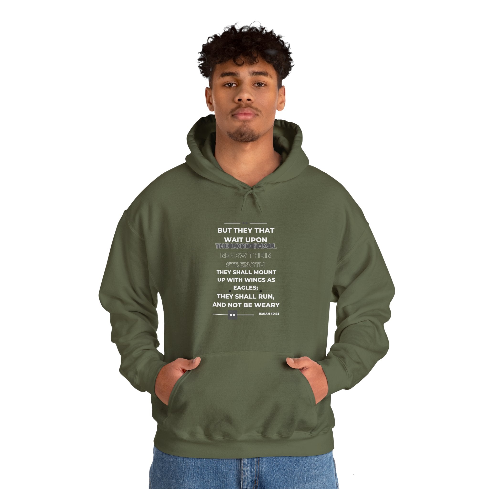 ISAIAH 40:31 Unisex Heavy Blend™ Hooded Sweatshirt