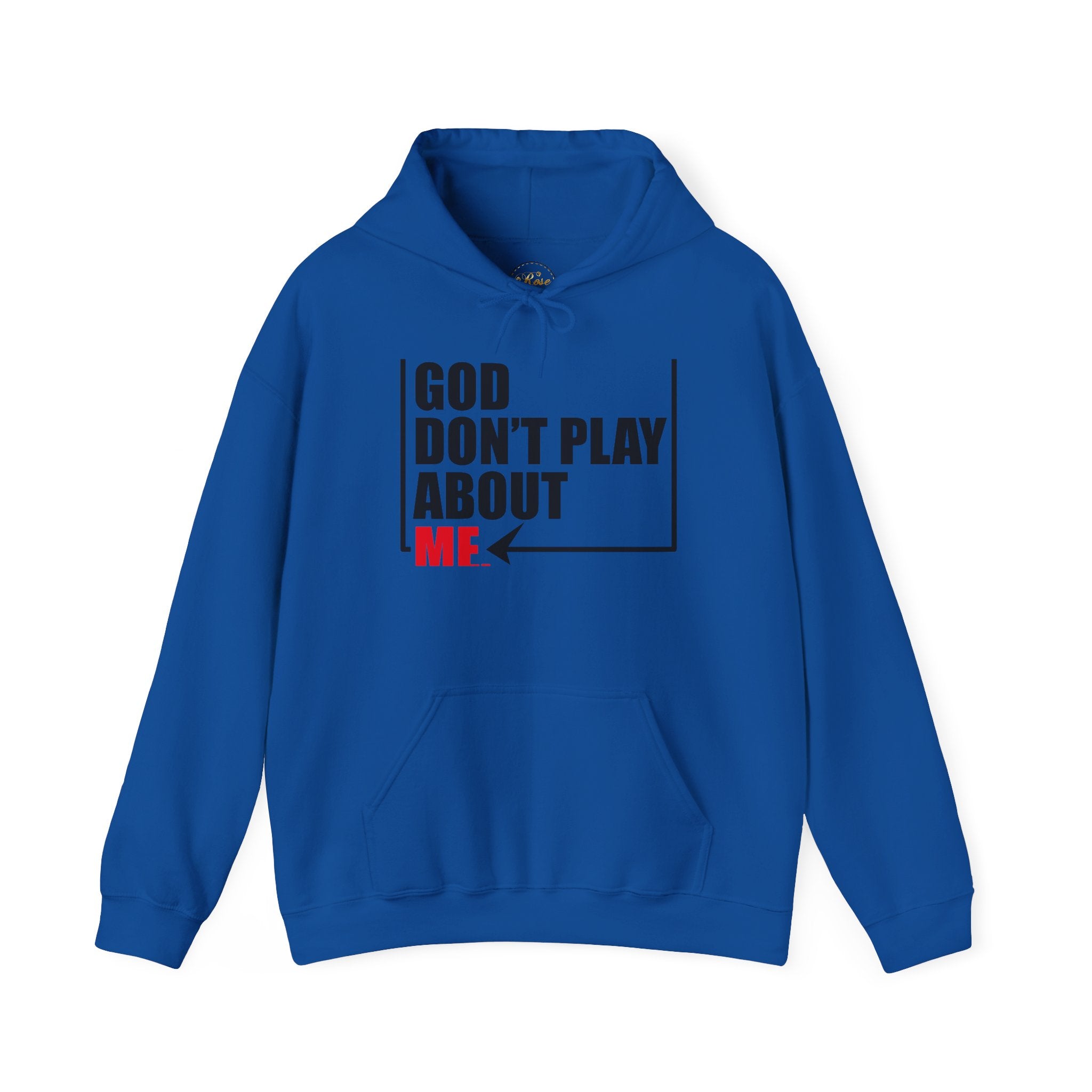 God don't play about me Unisex Heavy Blend™ Hooded Sweatshirt