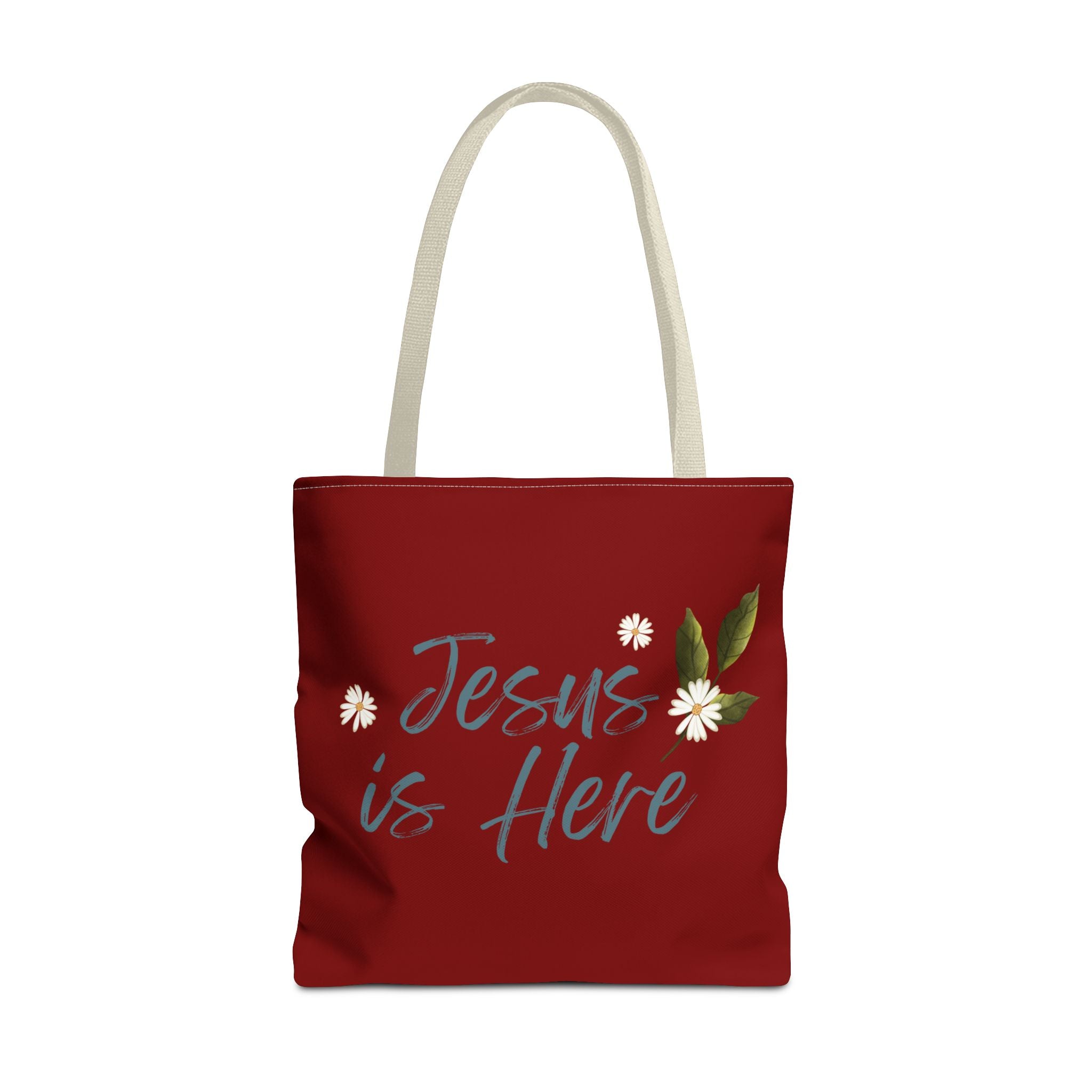 Jesus is Here Tote Bag