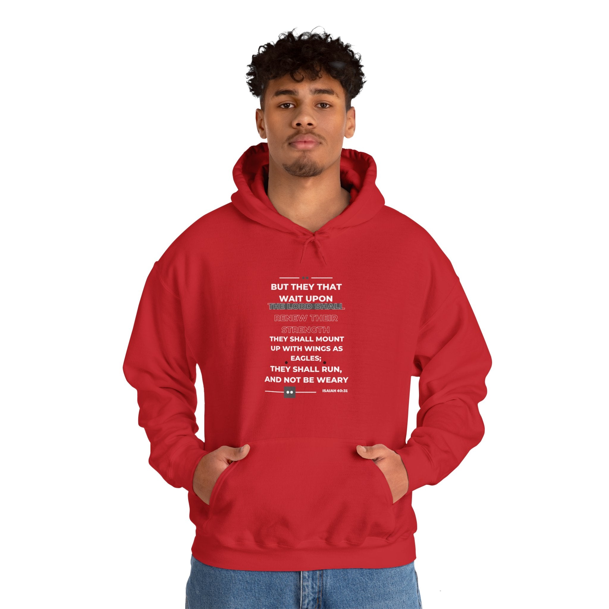 ISAIAH 40:31 Unisex Heavy Blend™ Hooded Sweatshirt