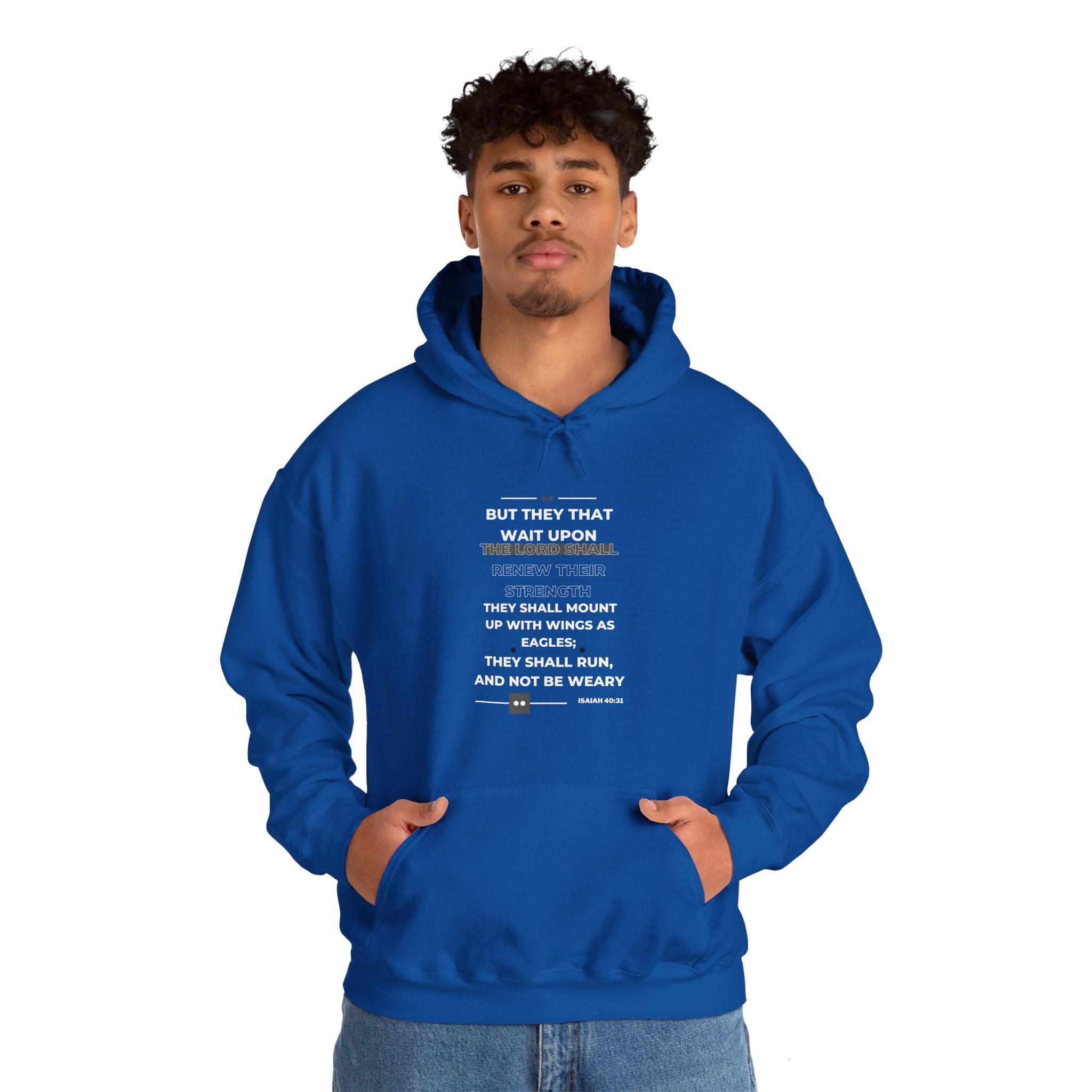 ISAIAH 40:31 Unisex Heavy Blend™ Hooded Sweatshirt