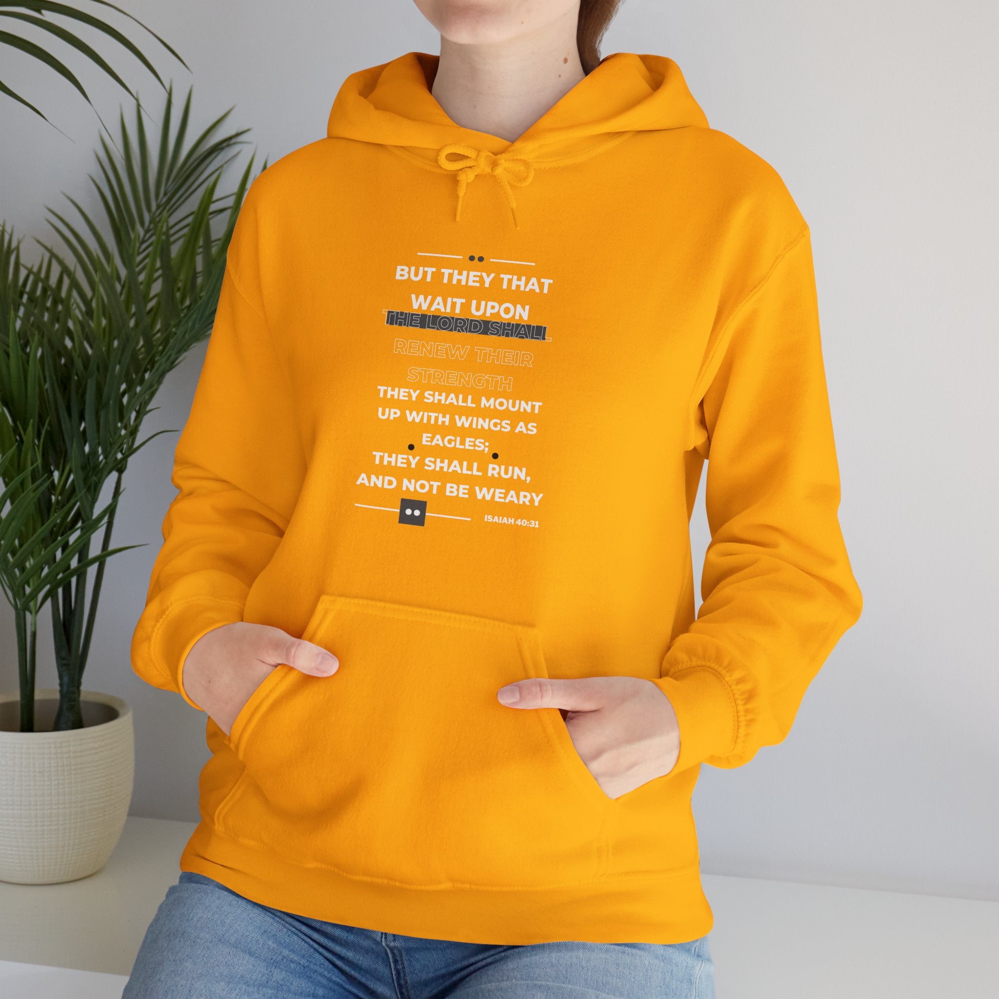 ISAIAH 40:31 Unisex Heavy Blend™ Hooded Sweatshirt