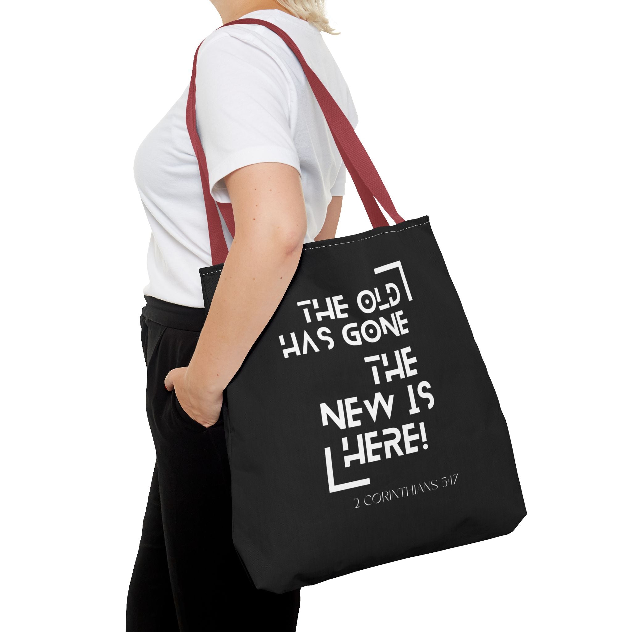 2 CORINTHIANS 5:17 Tote Bag