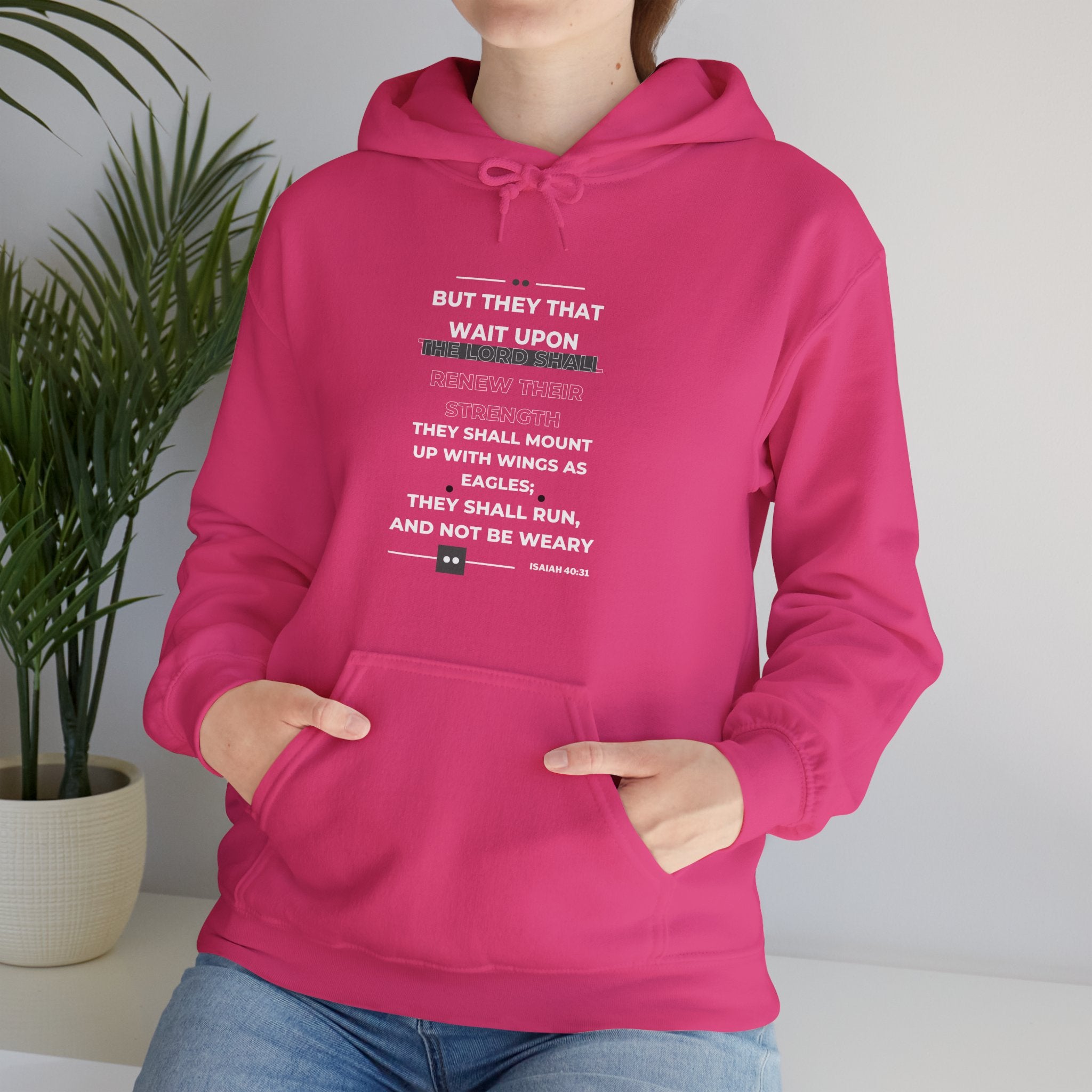 ISAIAH 40:31 Unisex Heavy Blend™ Hooded Sweatshirt