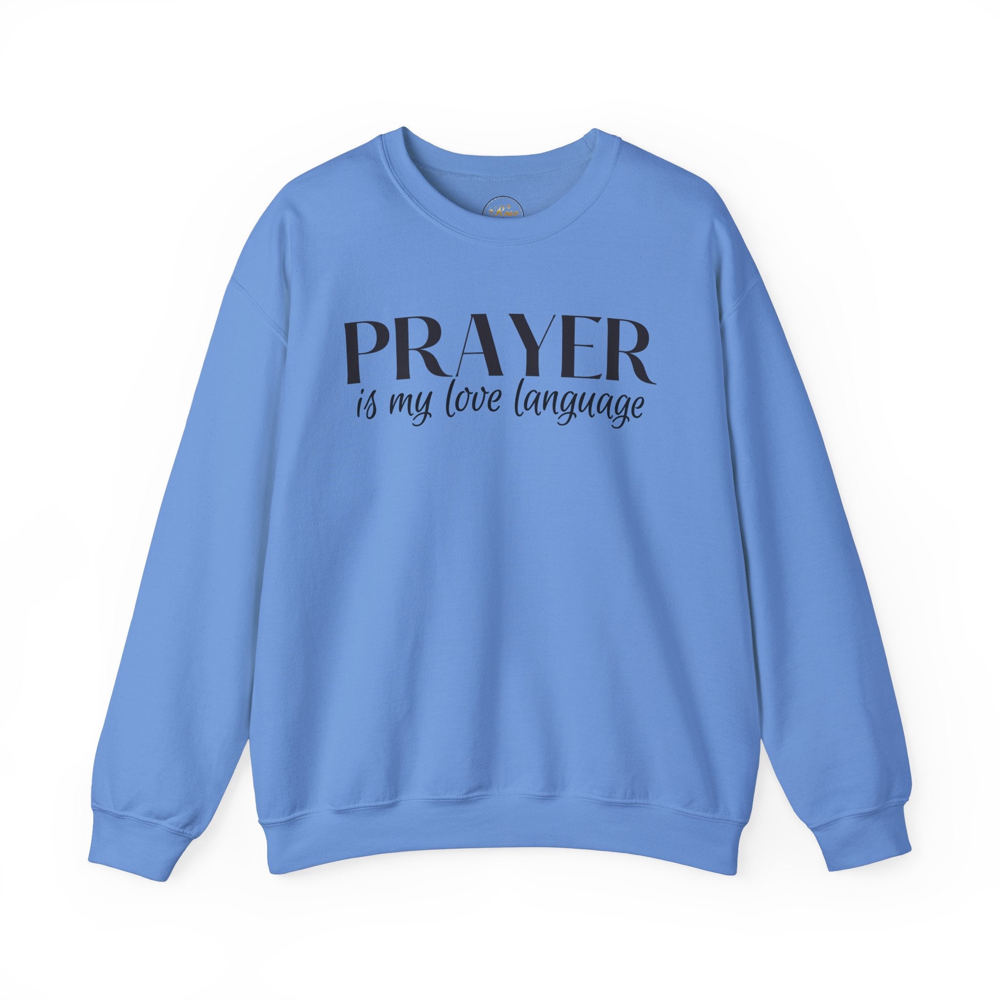 Prayer is my love language Unisex Heavy Blend™ Crewneck Sweatshirt