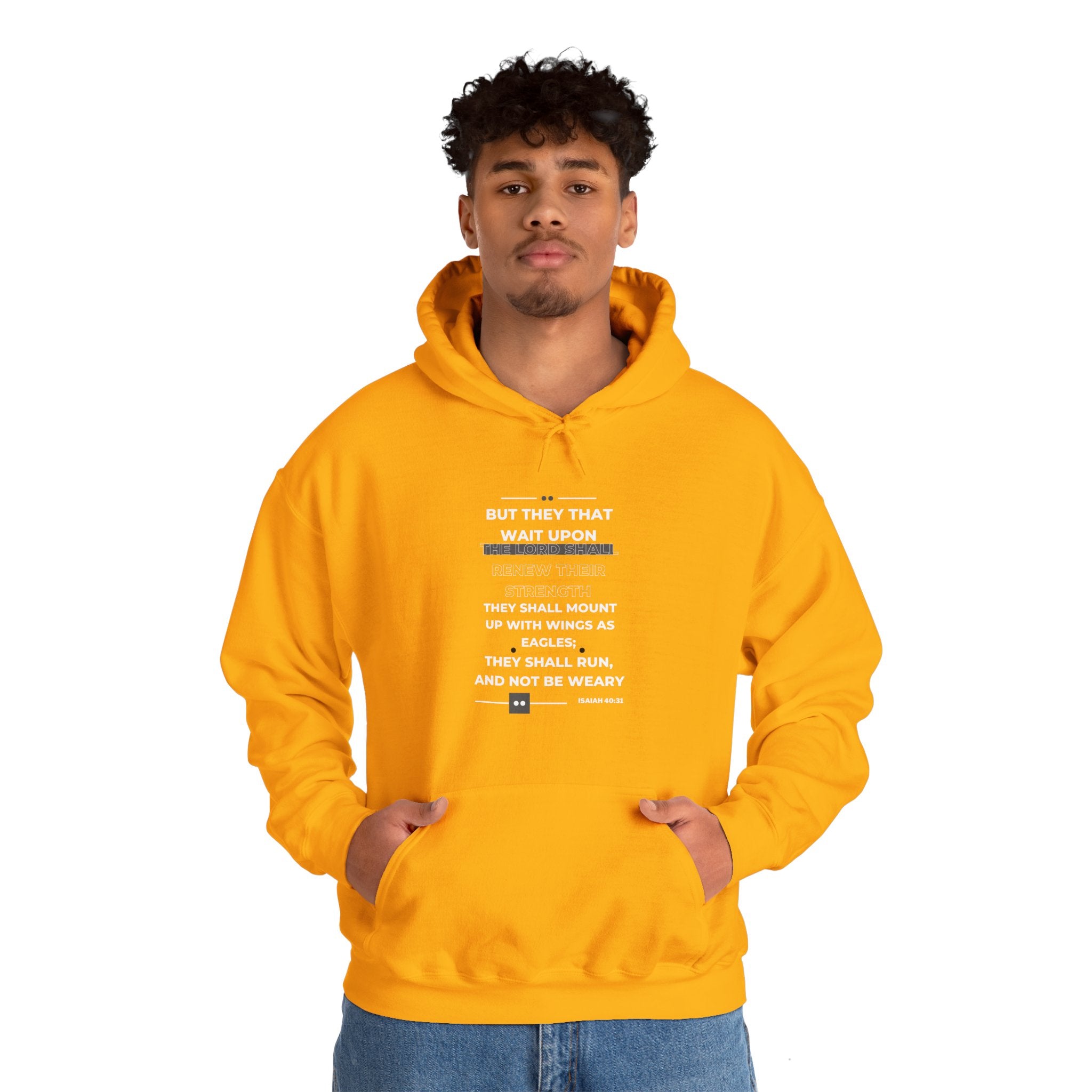 ISAIAH 40:31 Unisex Heavy Blend™ Hooded Sweatshirt