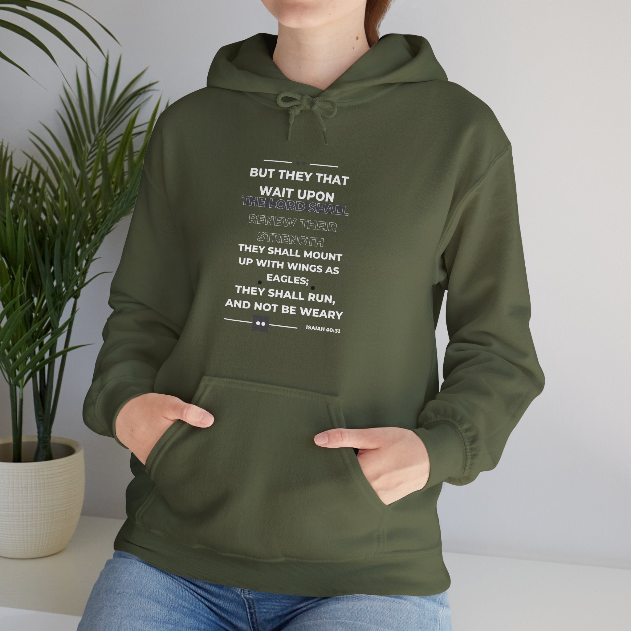 ISAIAH 40:31 Unisex Heavy Blend™ Hooded Sweatshirt