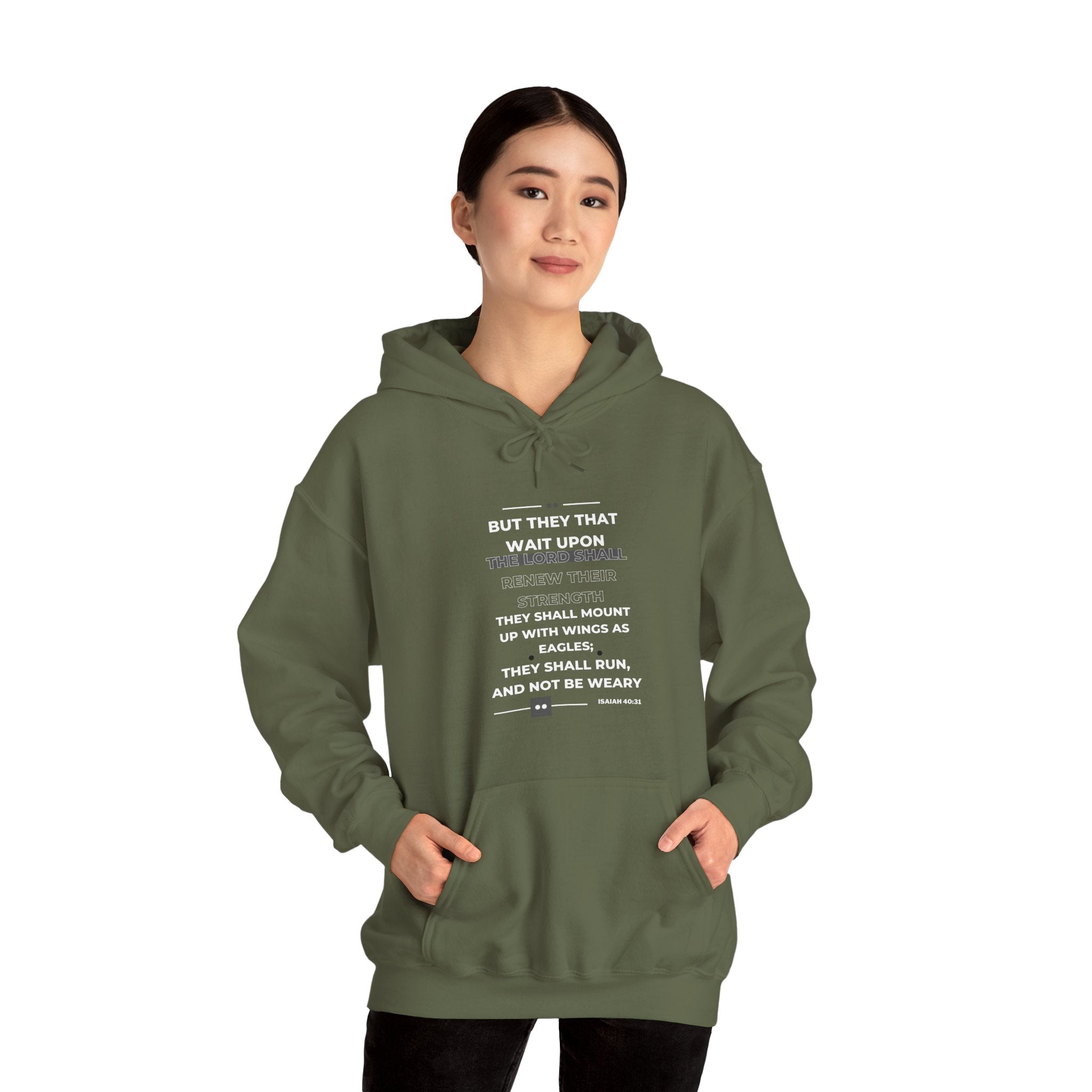 ISAIAH 40:31 Unisex Heavy Blend™ Hooded Sweatshirt