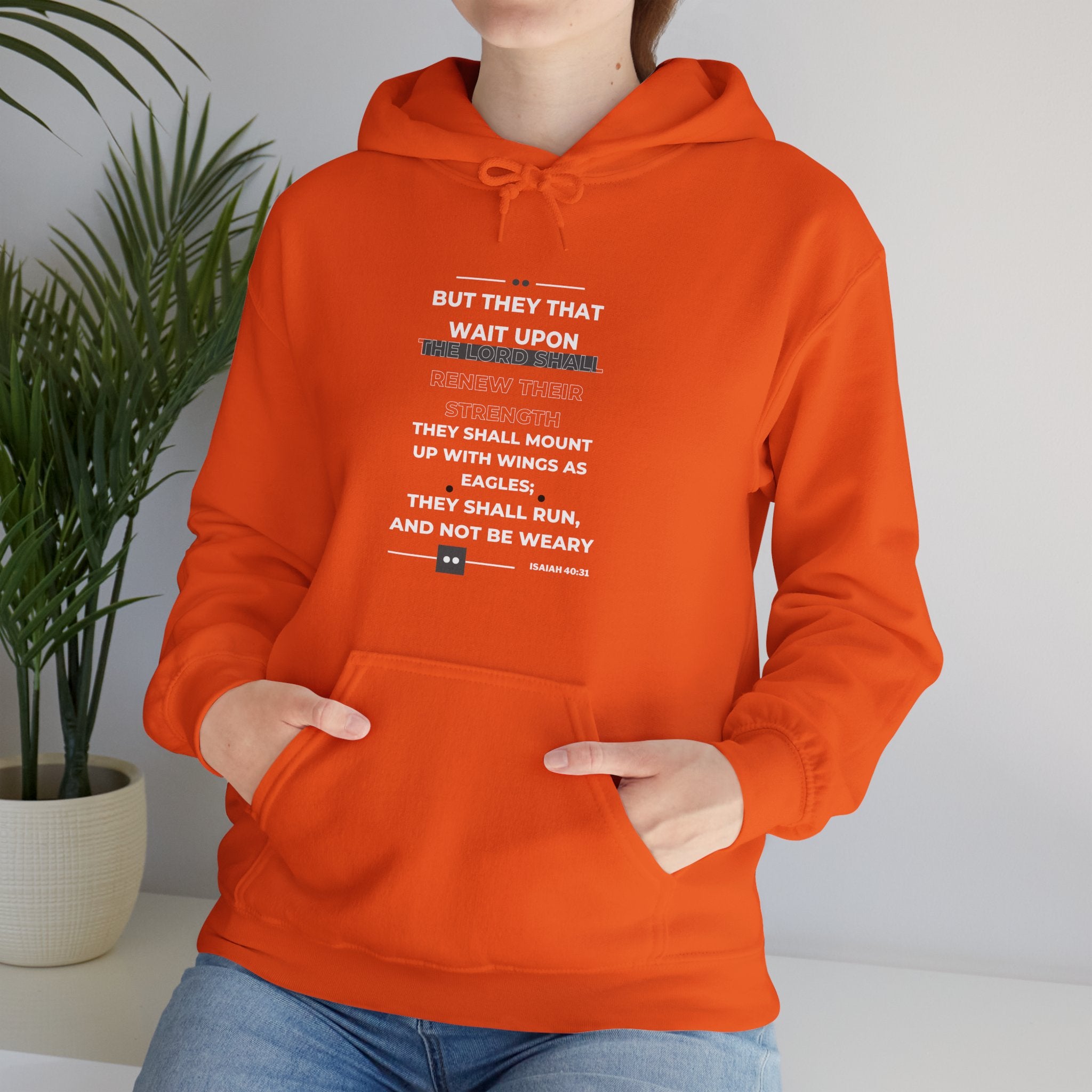 ISAIAH 40:31 Unisex Heavy Blend™ Hooded Sweatshirt