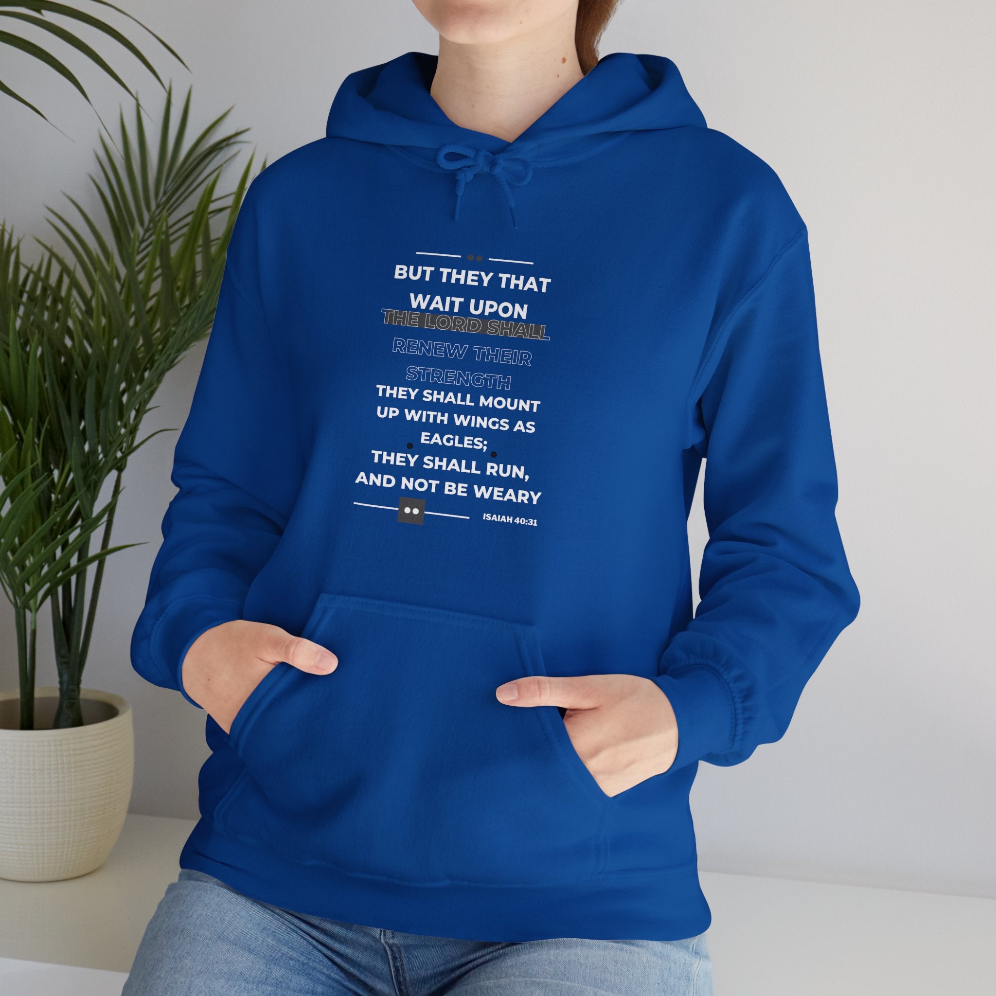 ISAIAH 40:31 Unisex Heavy Blend™ Hooded Sweatshirt