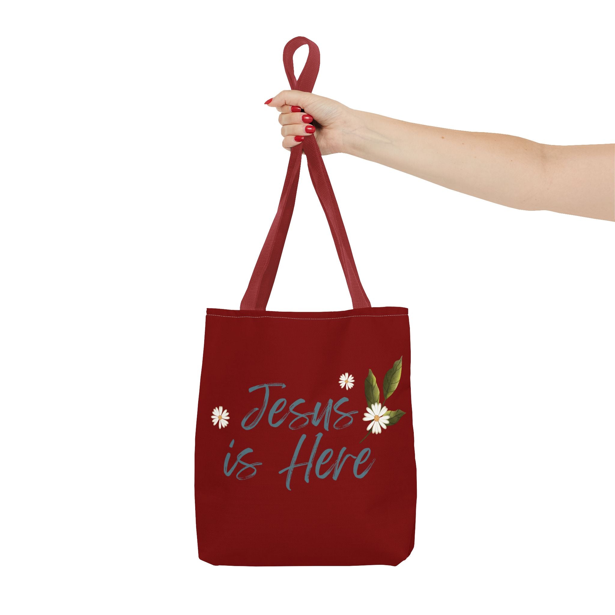 Jesus is Here Tote Bag