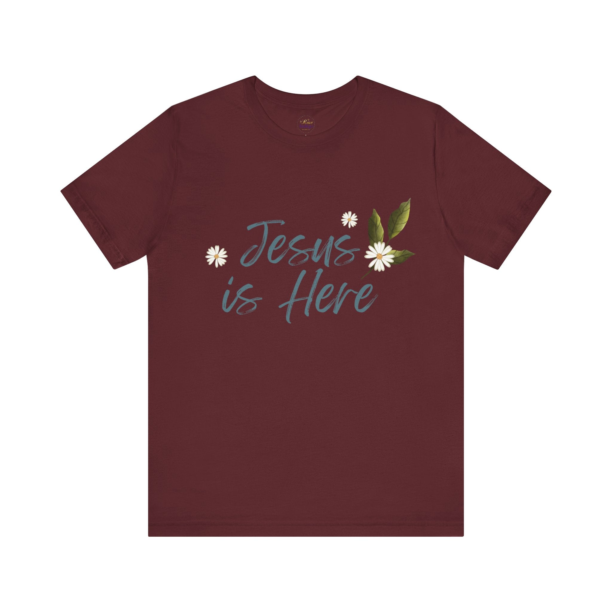 Jesus is Here Unisex Jersey Short Sleeve Tee