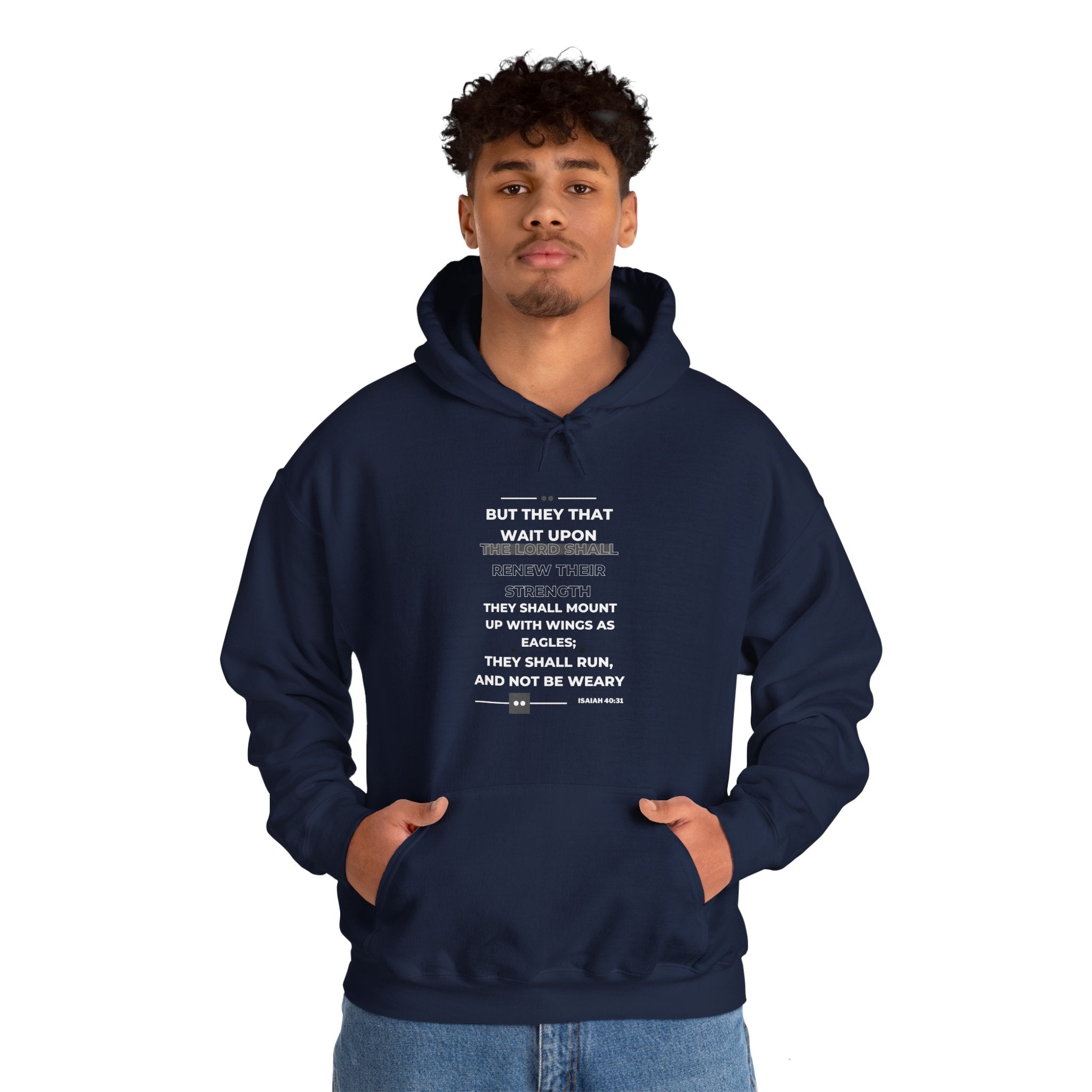 ISAIAH 40:31 Unisex Heavy Blend™ Hooded Sweatshirt