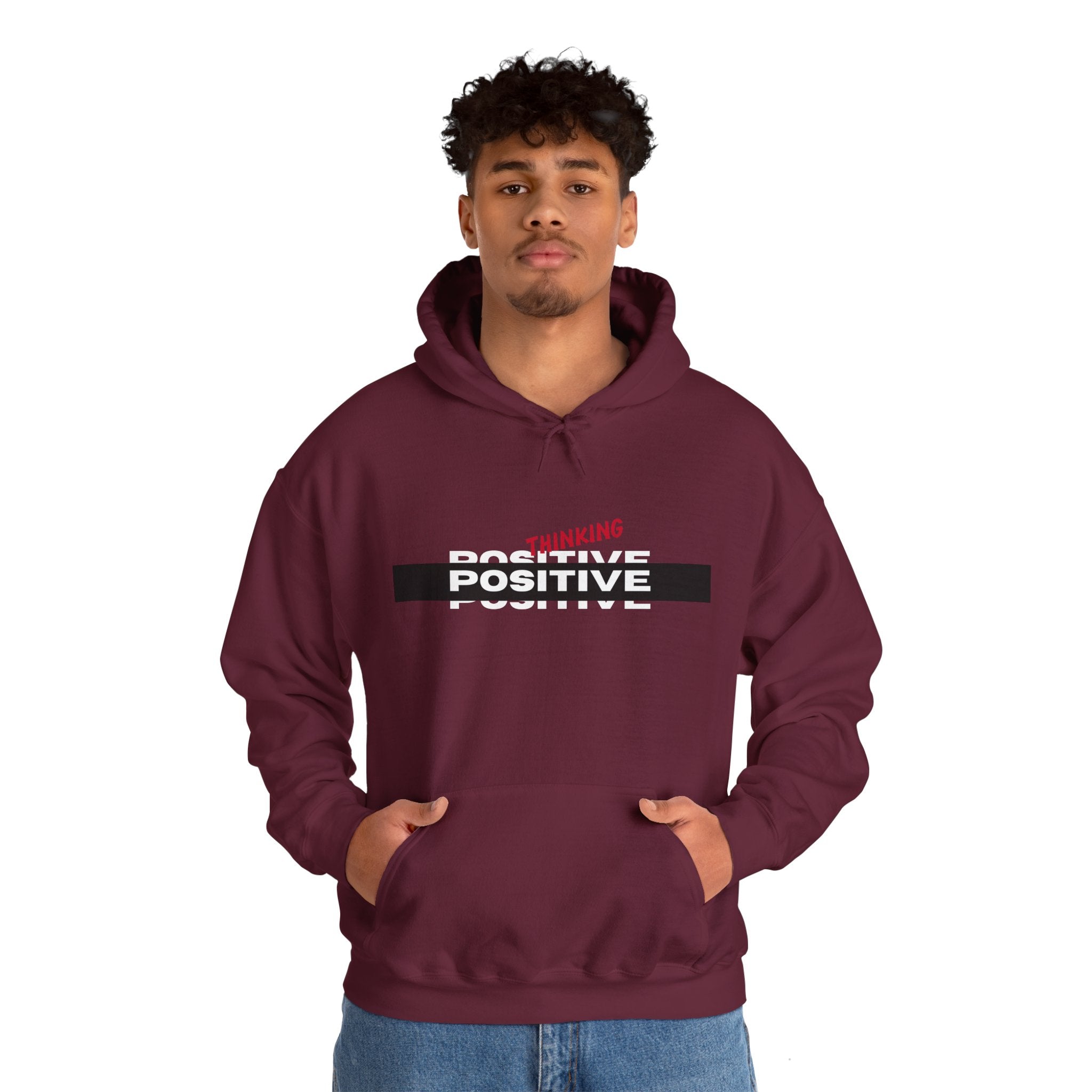 Thinking Positive Unisex Heavy Blend™ Hooded Sweatshirt