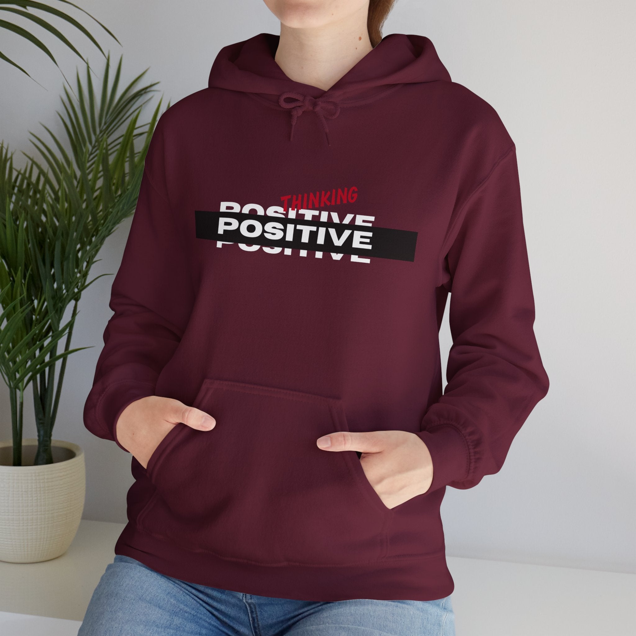 Thinking Positive Unisex Heavy Blend™ Hooded Sweatshirt