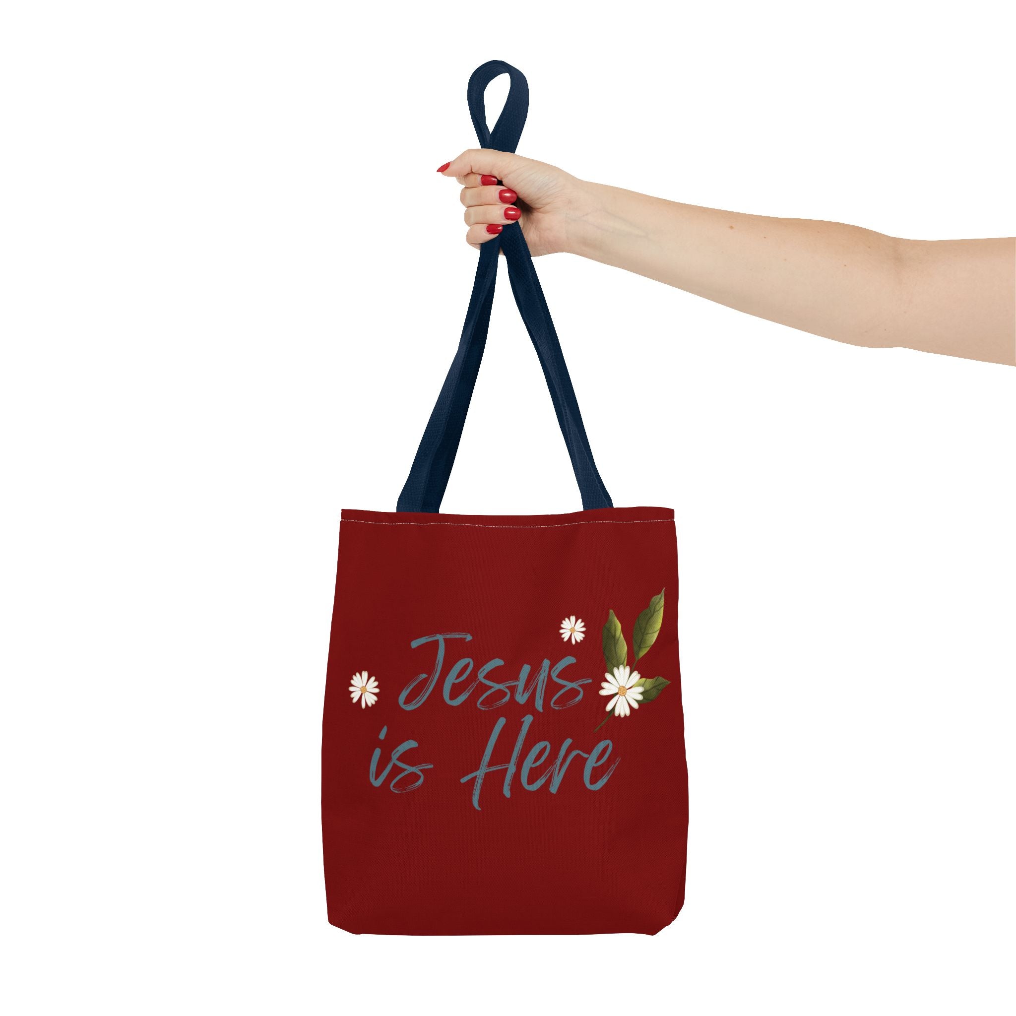 Jesus is Here Tote Bag