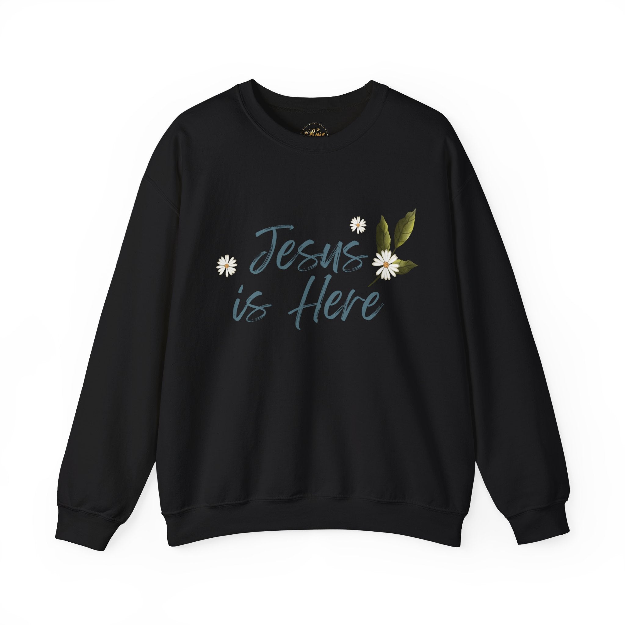 Jesus is Here Unisex Heavy Blend™ Crewneck Sweatshirt