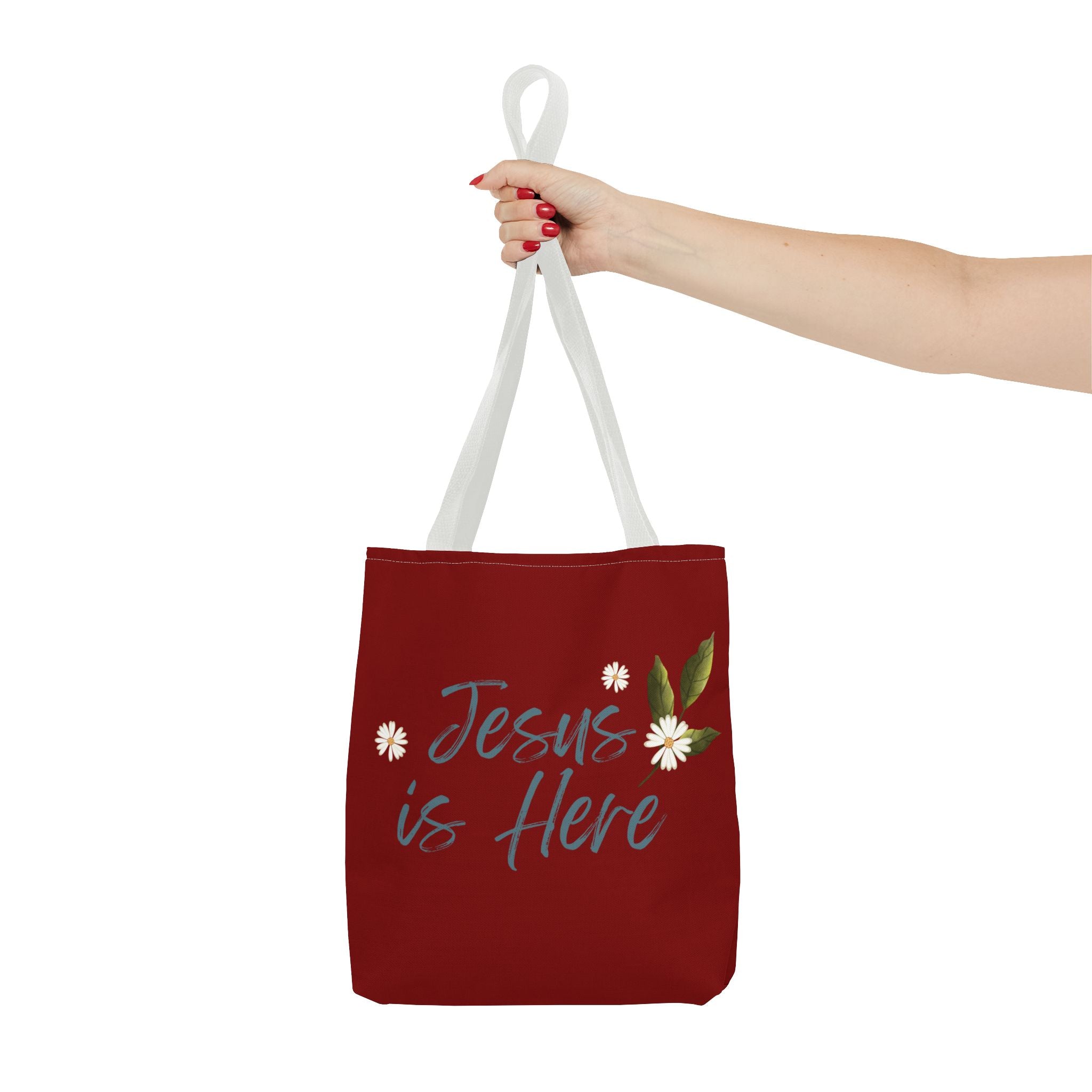 Jesus is Here Tote Bag